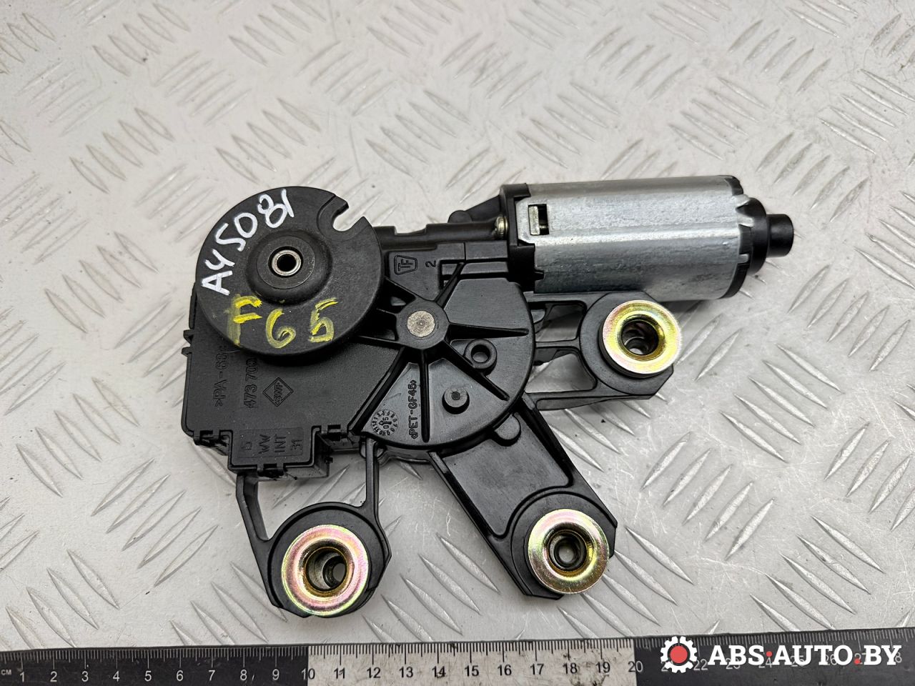 моторчик заднего стеклоочистителя (дворника) Volkswagen Touareg 1 поколение 2006, 3.0 л., BKS, дизель, АКПП, внедорожник 5 дв., полный привод, 7L0955712B, 404761B - фото №1