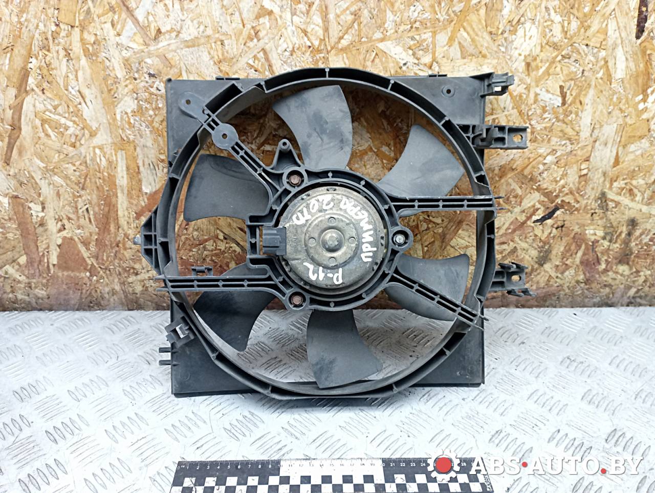 вентилятор радиатора Nissan Primera P11 1998, 2.0 л., дизель, MP8125, 8240197, 21481XXXX, 9020718 - фото №1