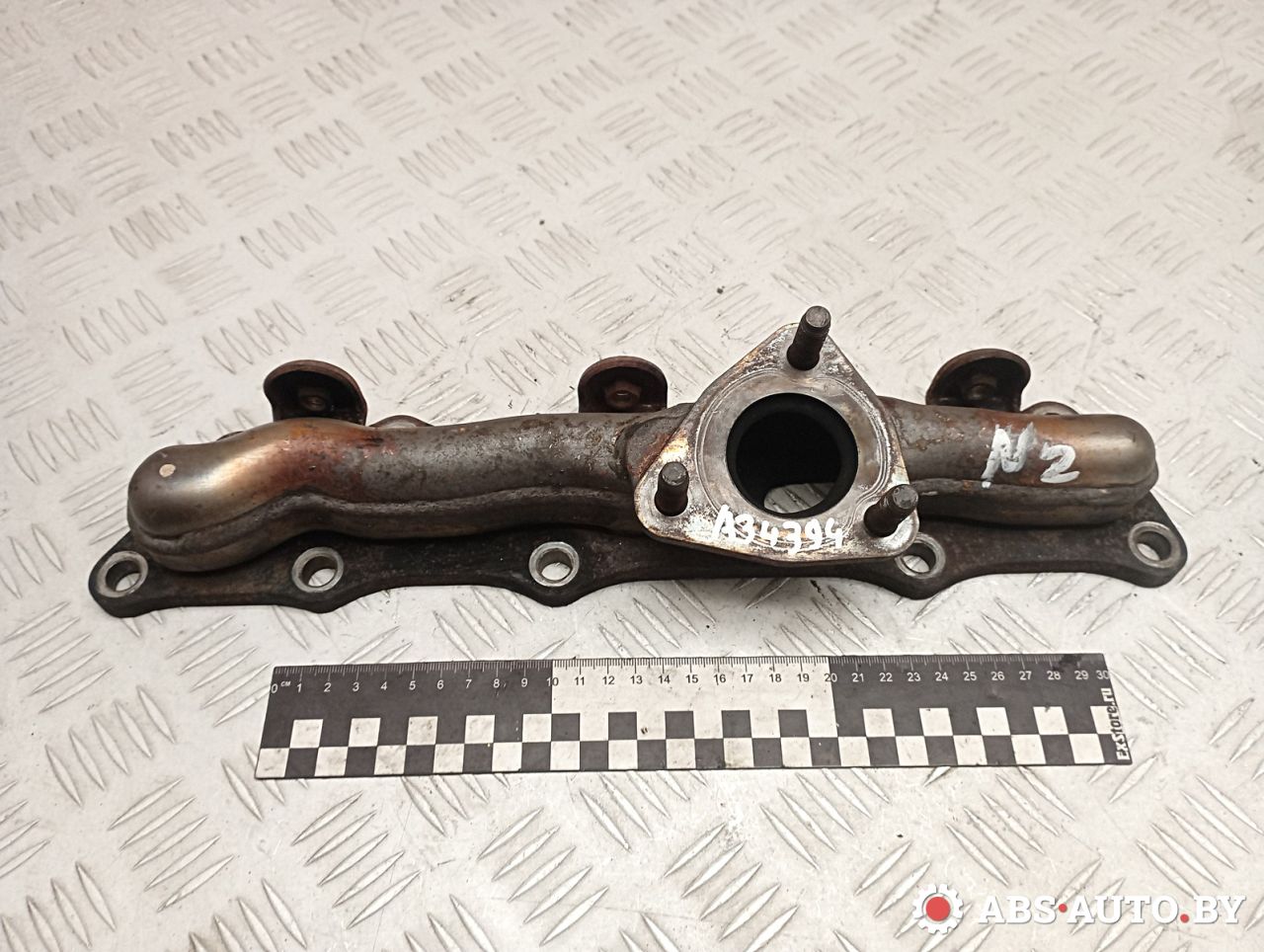 коллектор выпускной Honda Civic 8 поколение 2008, 2.2 л., N22A2, дизель, МКПП, хетчбэк 5 дв., правый руль, 04180RSR305 - фото №1