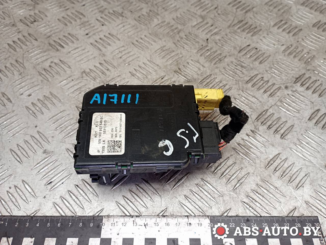 датчик угла поворота руля Volkswagen Golf 5 поколение 2008, 1K0959854, 1K0953549BC - фото №1