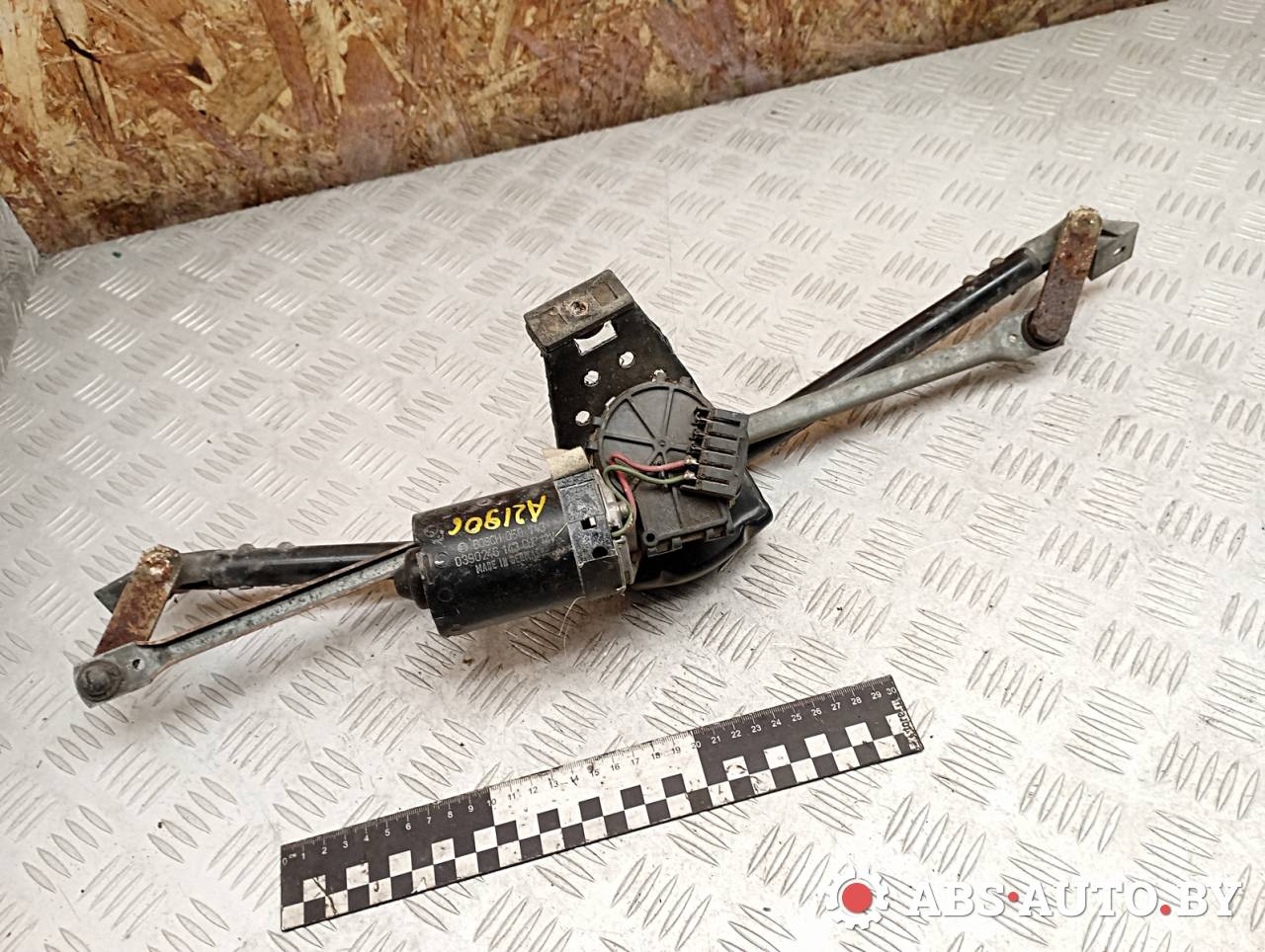 механизм стеклоочистителя (трапеция дворников) Audi 80 B3 1992, 0390246143, 893955113 - фото №1