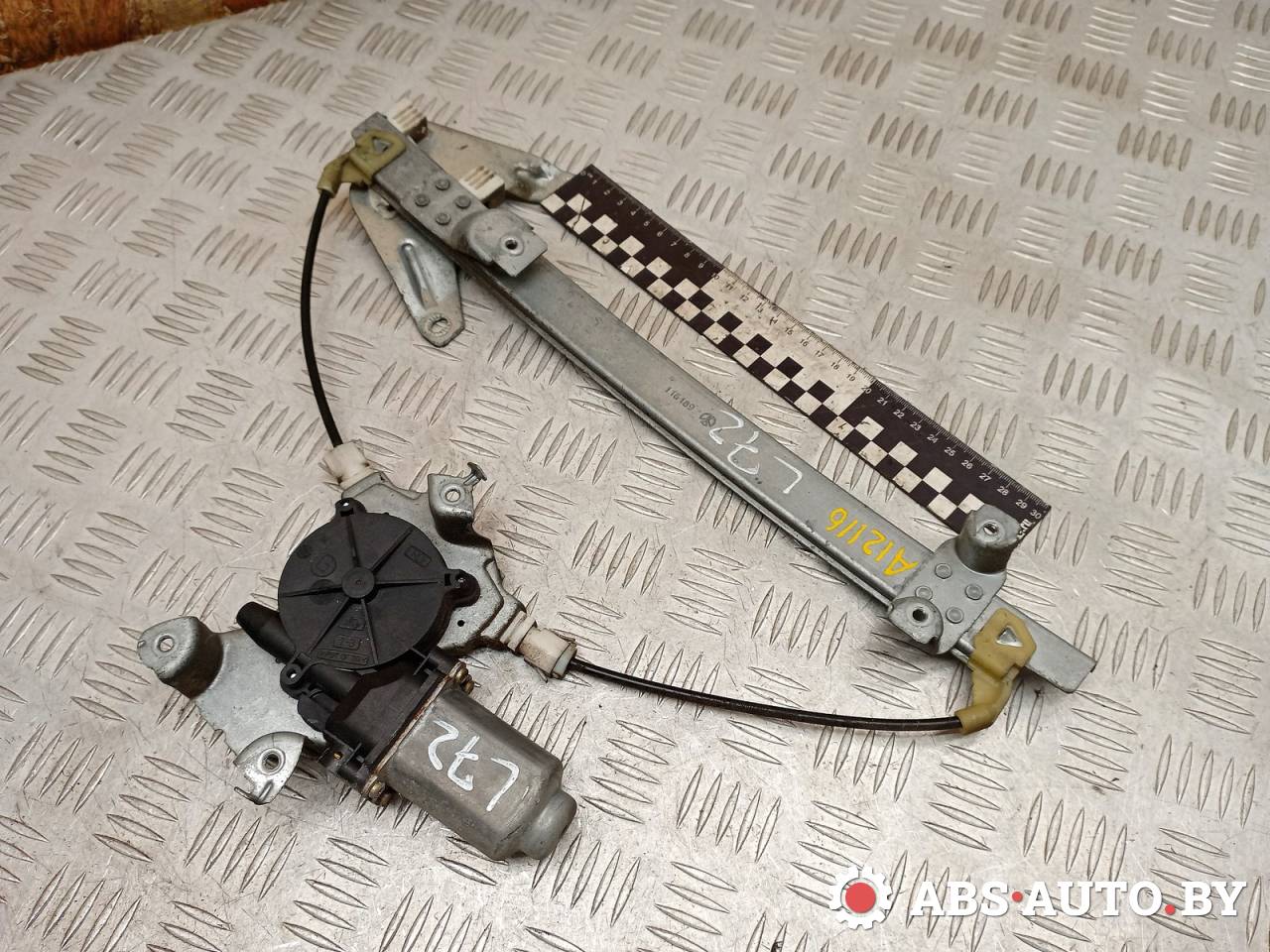 стеклоподъемник электрический задний левый Nissan Primera P12 (2001 - 2008), 2.2 л., дизель, МКПП, универсал, 400601T3, 116189 - фото №1