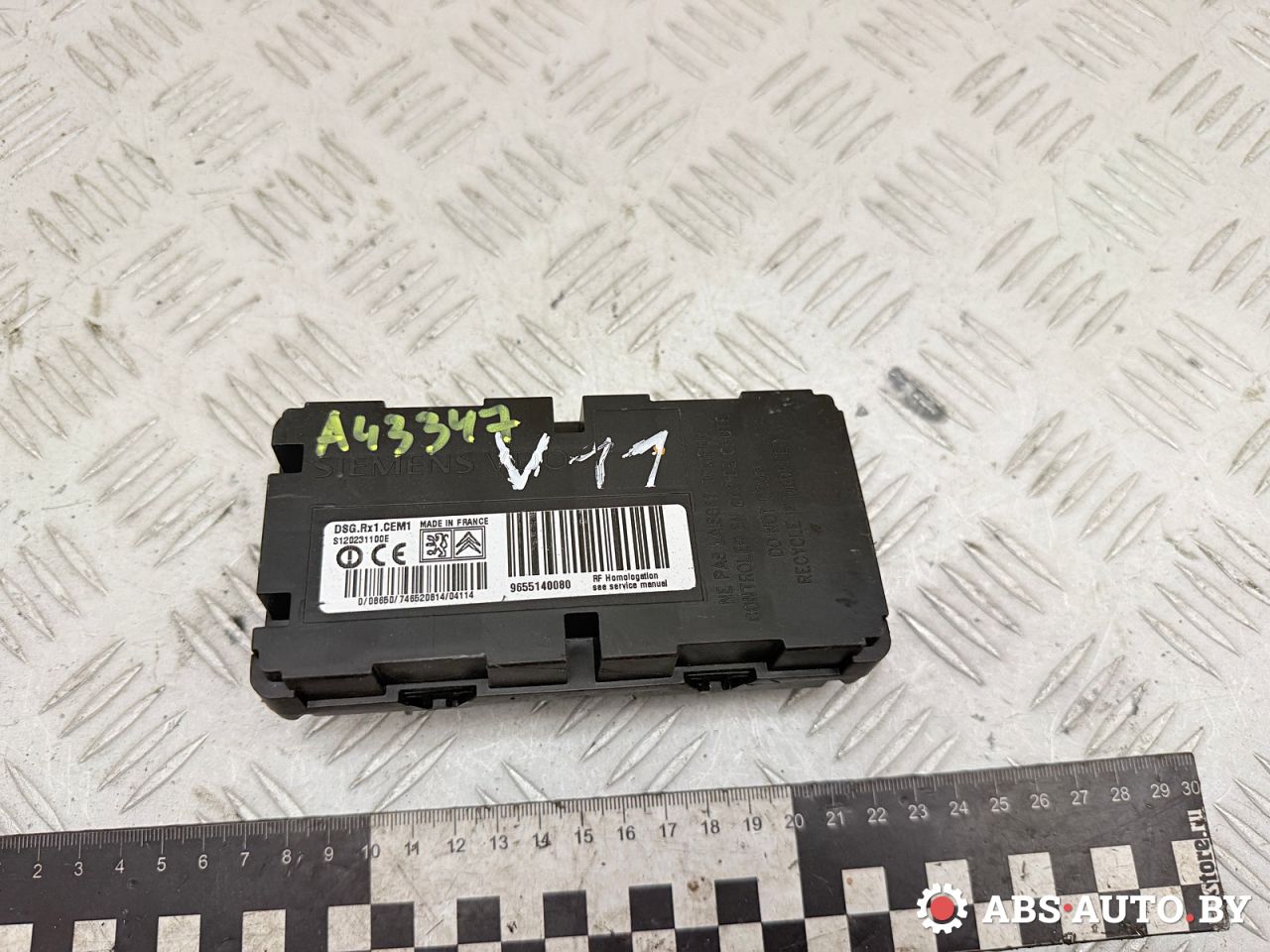 блок контроля давления в шинах Peugeot 407 1 поколение 2004, RHR 10DYVD, МКПП, передний привод, 9655140080, S120231100E - фото №1