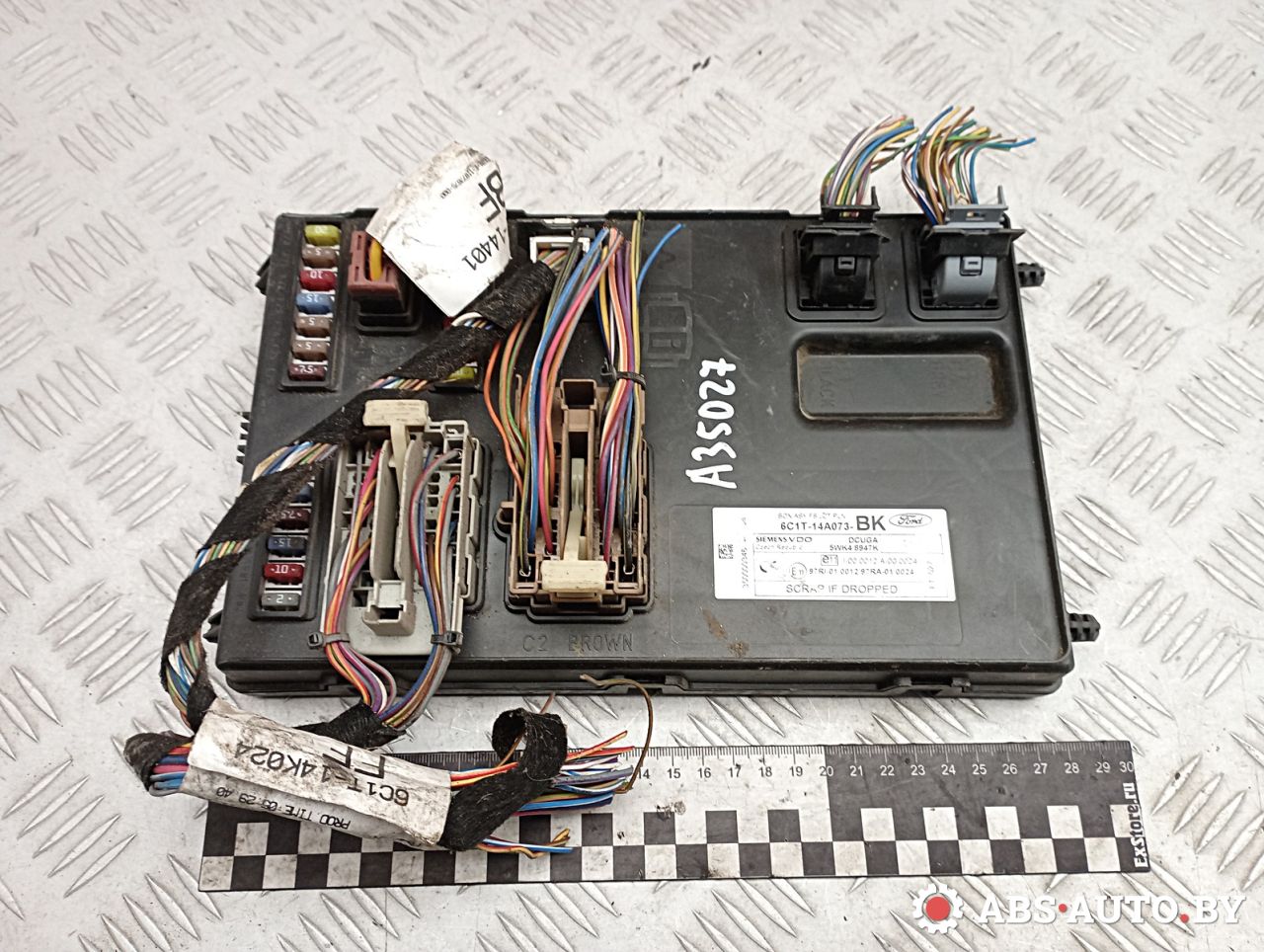 Блок управления BCM (Body Control Module) Ford Transit 7 поколение 2007, 2.4 л., дизель, МКПП, микроавтобус, 6C1T14A073BK, 5WK8947K - фото №1