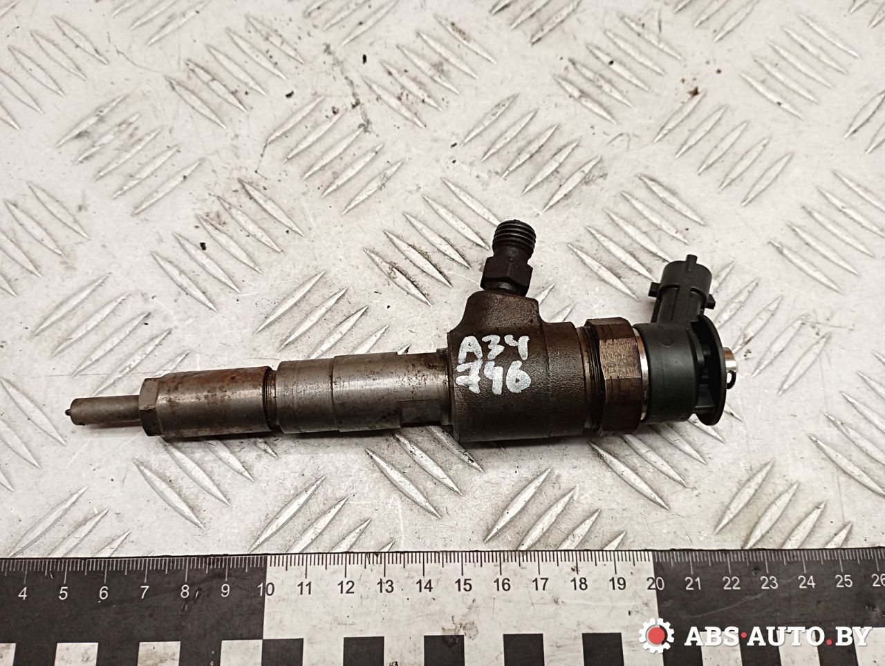 форсунка Peugeot Bipper 1 поколение 2010, 1.4 л., 8HS (DV4TED), дизель, АКПП, правый руль, 0445110252, 0986435143, FIB1121LW, 96565889, 9656588980, 1980EA, 1980K2 - фото №1