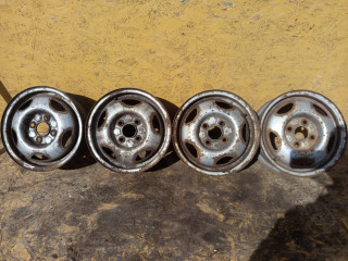 диск штампованный Volkswagen Polo 2 поколение [рестайлинг] 1993, 867601025