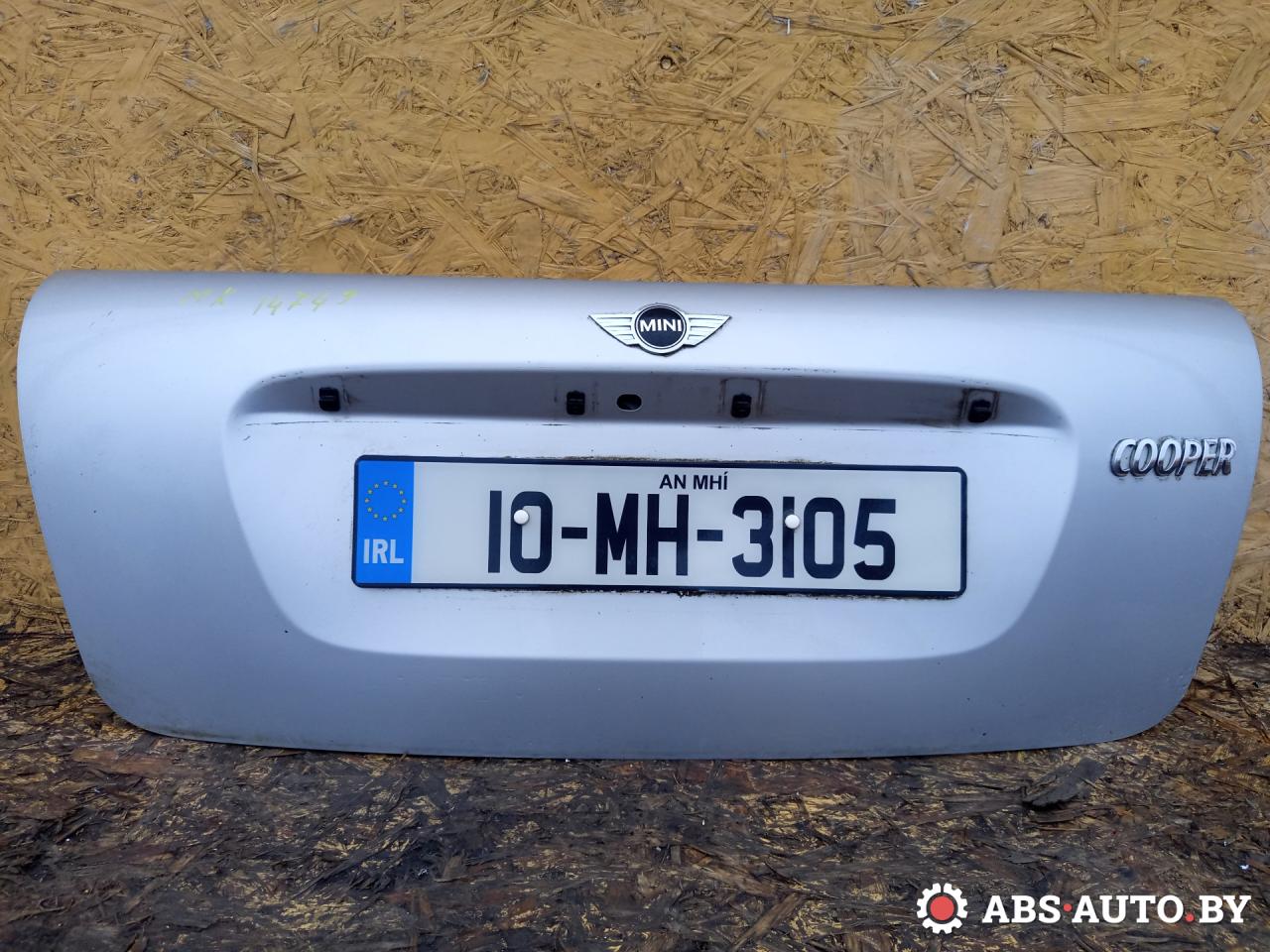 крышка багажника (дверь 3-5) Mini Cooper 2 поколение 2010, 1.6 л., N16 B16 A, бензин, кабриолет, правый руль - фото №1