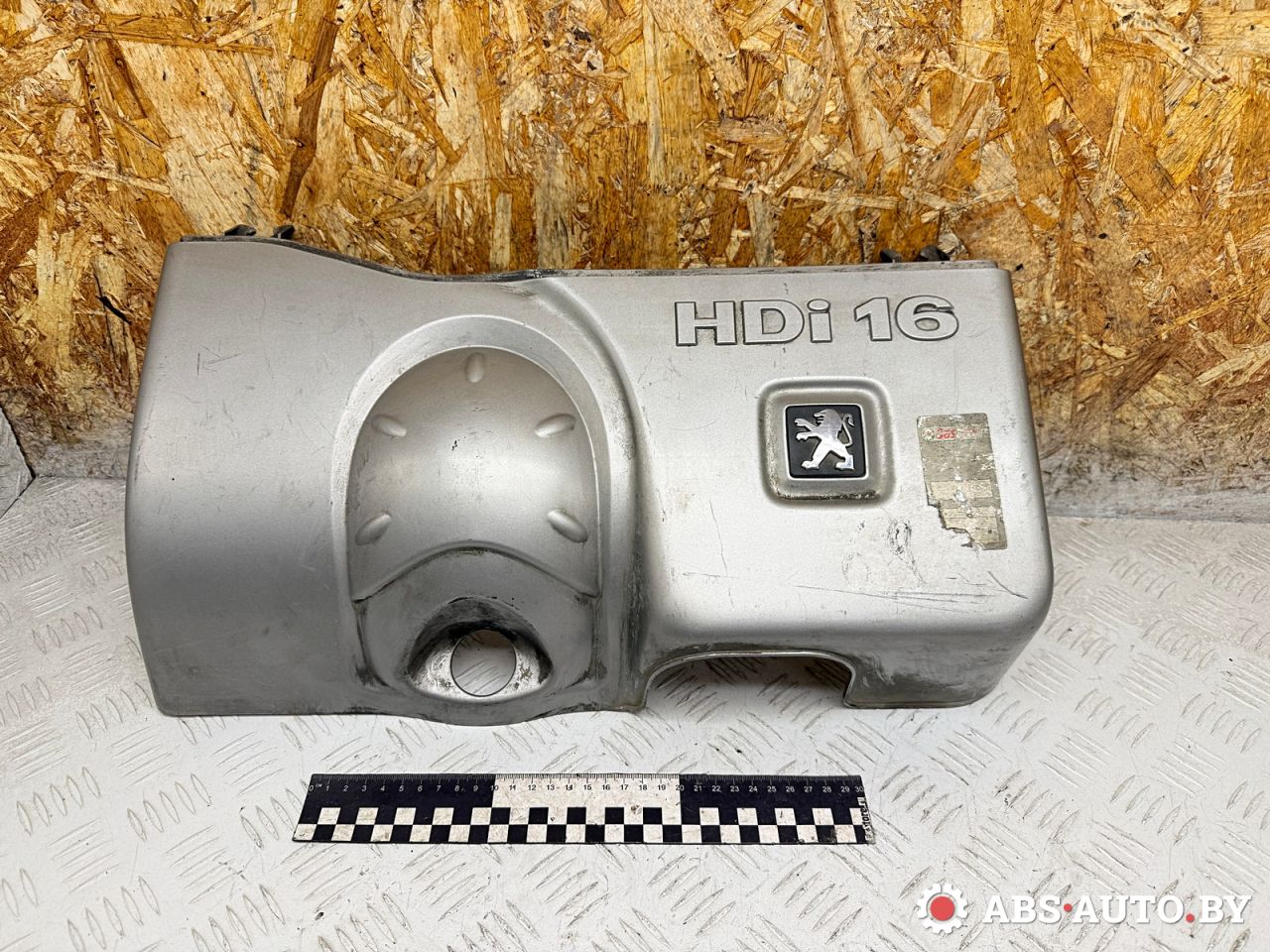 декоративная крышка двигателя Peugeot 607 1 поколение 2001, 2.2 л., 4HX (DW12TED4/FAP), дизель, МКПП, седан, 9638709680, 9631342980 - фото №1