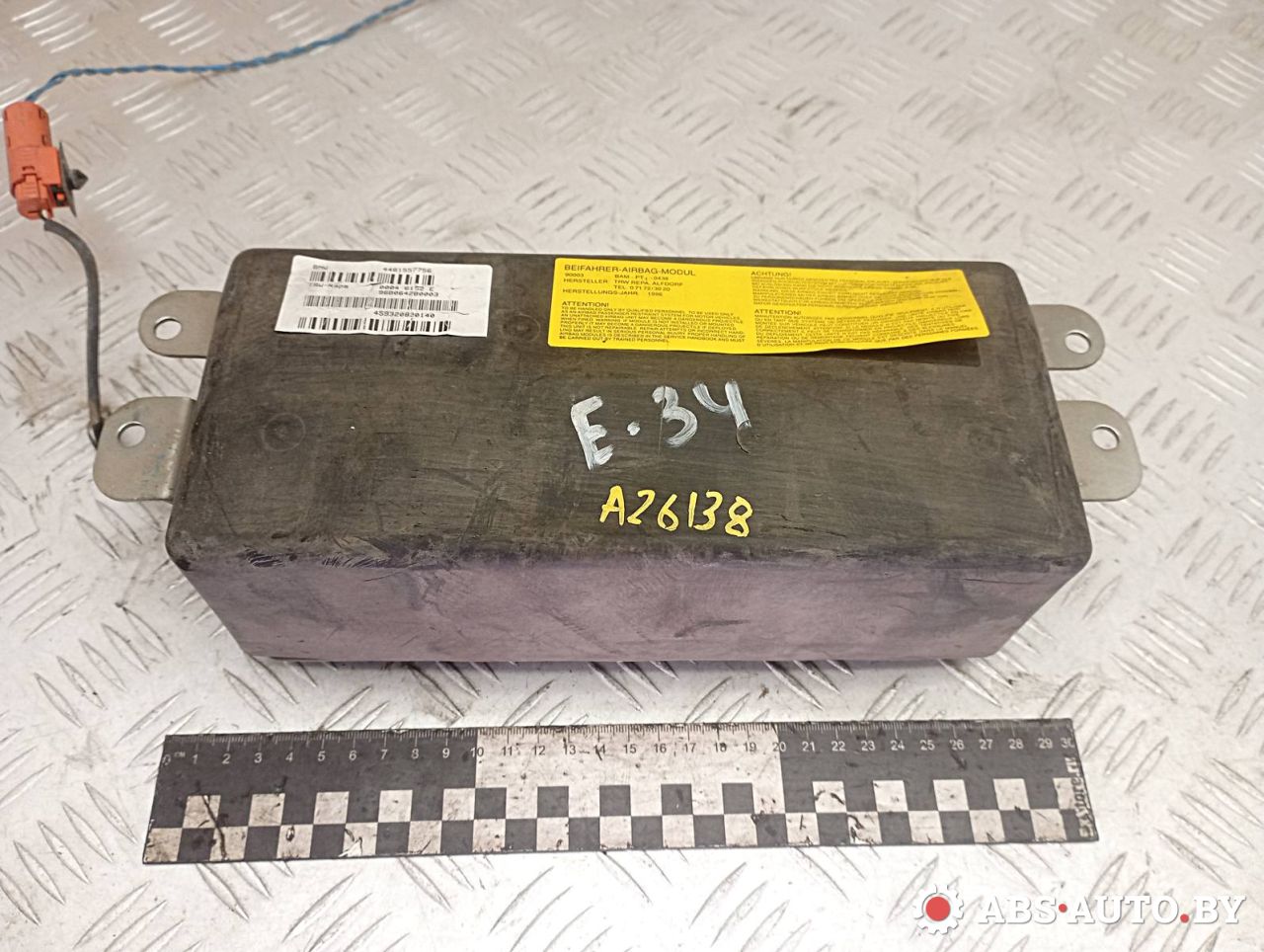 подушка безопасности пассажира BMW 5 серия E34 1990, 2.4 л., дизель, 4481557756, 00050513D, 2001919G - фото №1