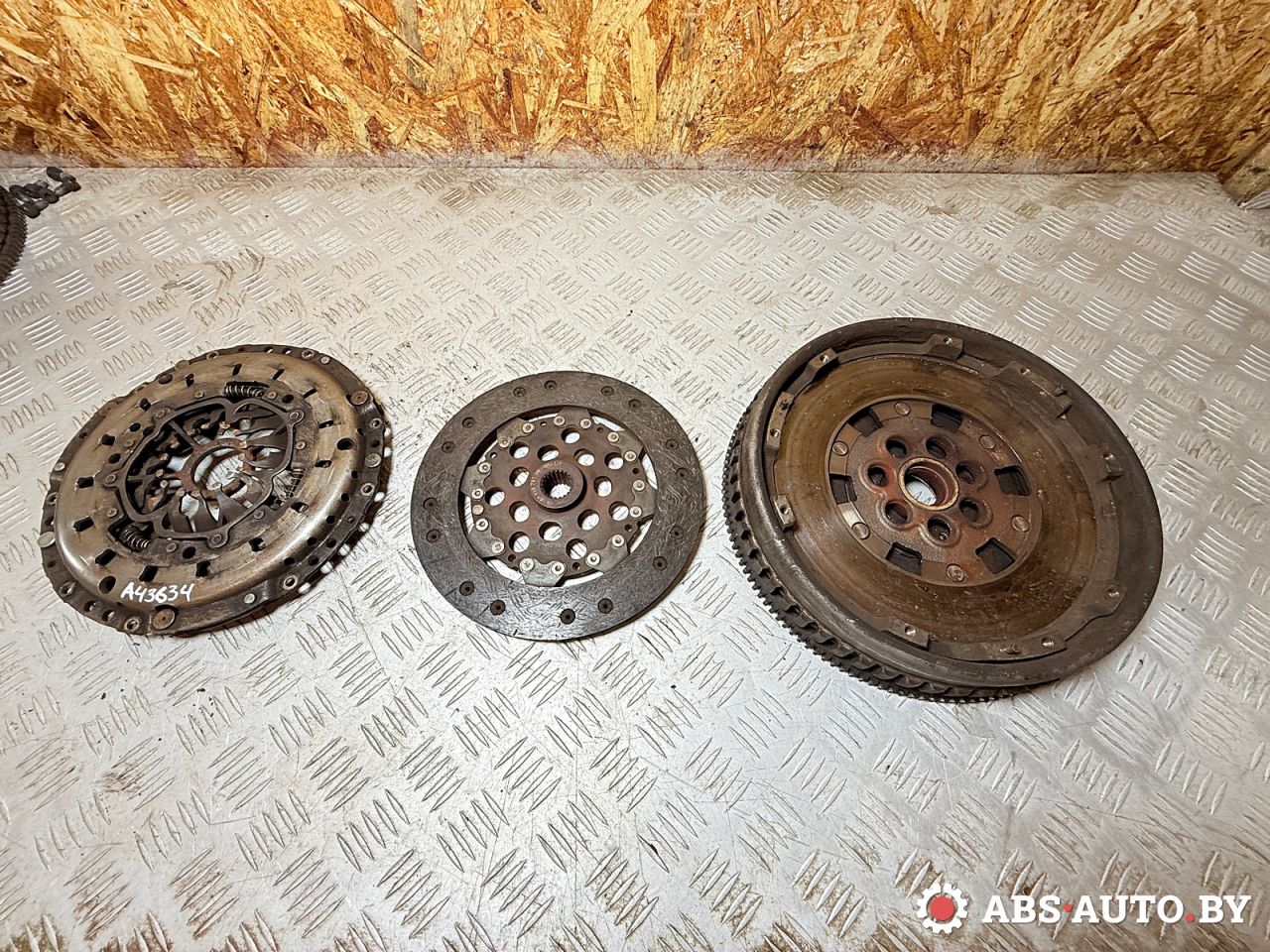 комплект сцепления Renault Laguna 2 поколение 2001, 1.9 л., F9Q 750, дизель, МКПП, хетчбэк 5 дв., B3201, E6102, 8200142675, 37900, 8200116791, 8200142674 - фото №1