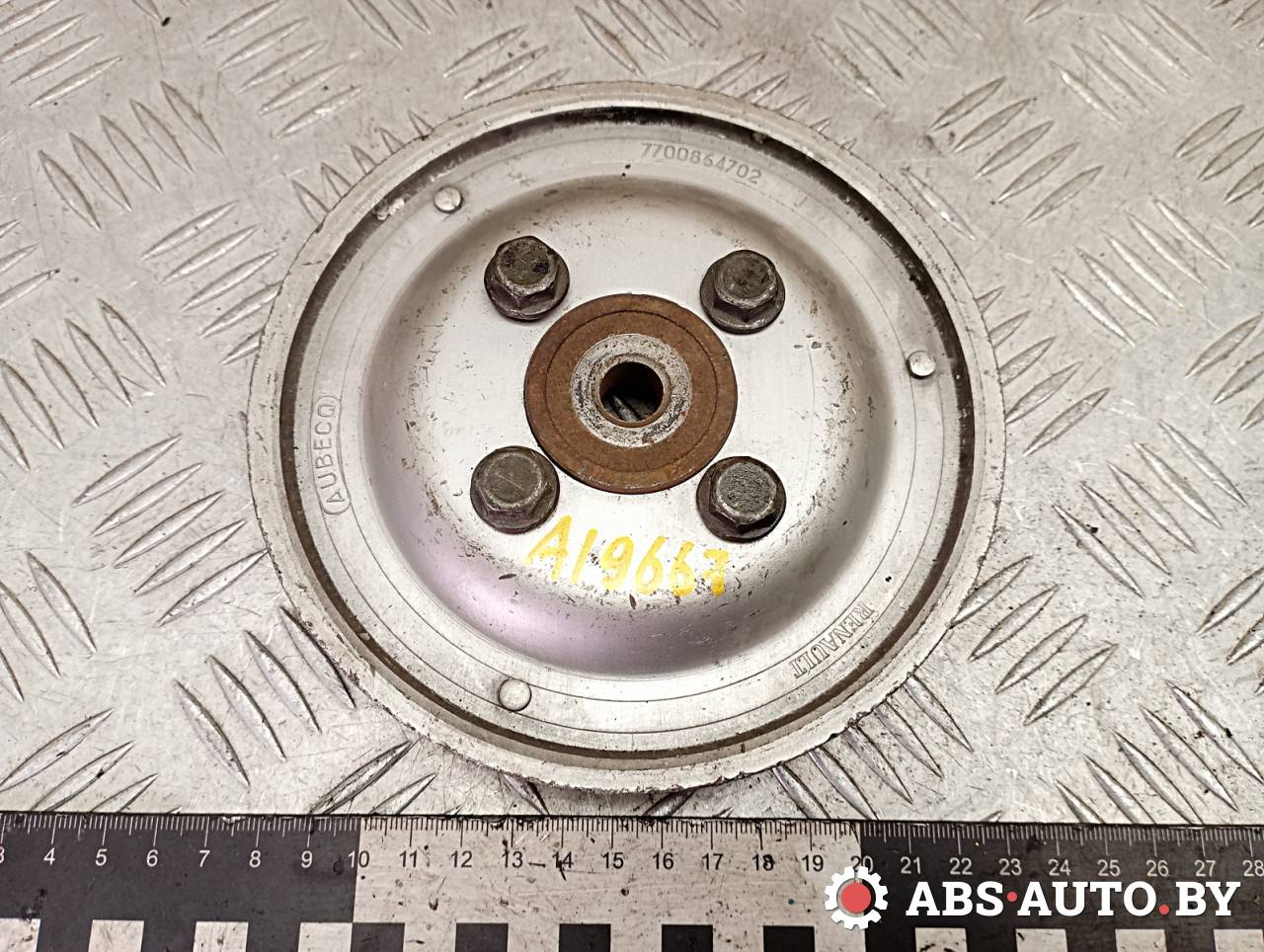 шкив коленвала Renault Megane 1 поколение 1998, 1.6 л., бензин, 7700864702, 7700864702J - фото №1