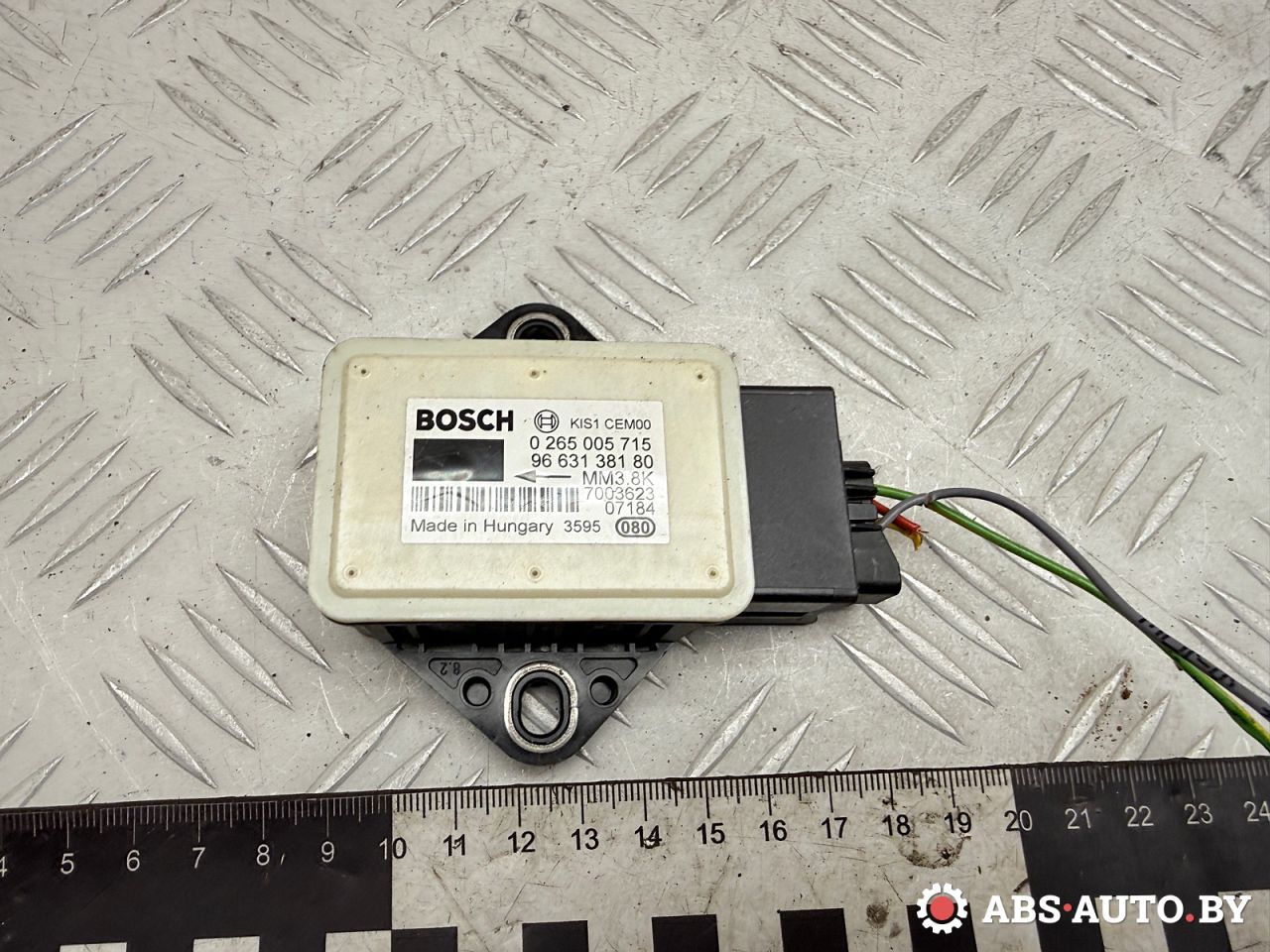 датчик курсовой устойчивости Citroen C4 Picasso 1 поколение 2007, 2.0 л., RHJ (DW10BTED4), дизель, МКПП, передний привод, 0265005715, 9663138180 - фото №1