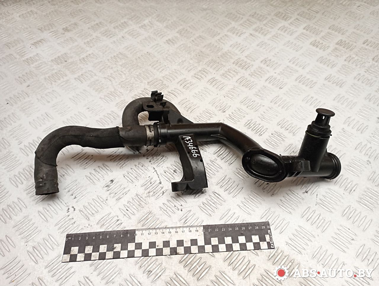 трубка охлаждающей жидкости Citroen C4 Picasso 1 поколение 2011, 1.6 л., 9HZ (DV6TED4), дизель, правый руль, 042551, 9670254180 - фото №1