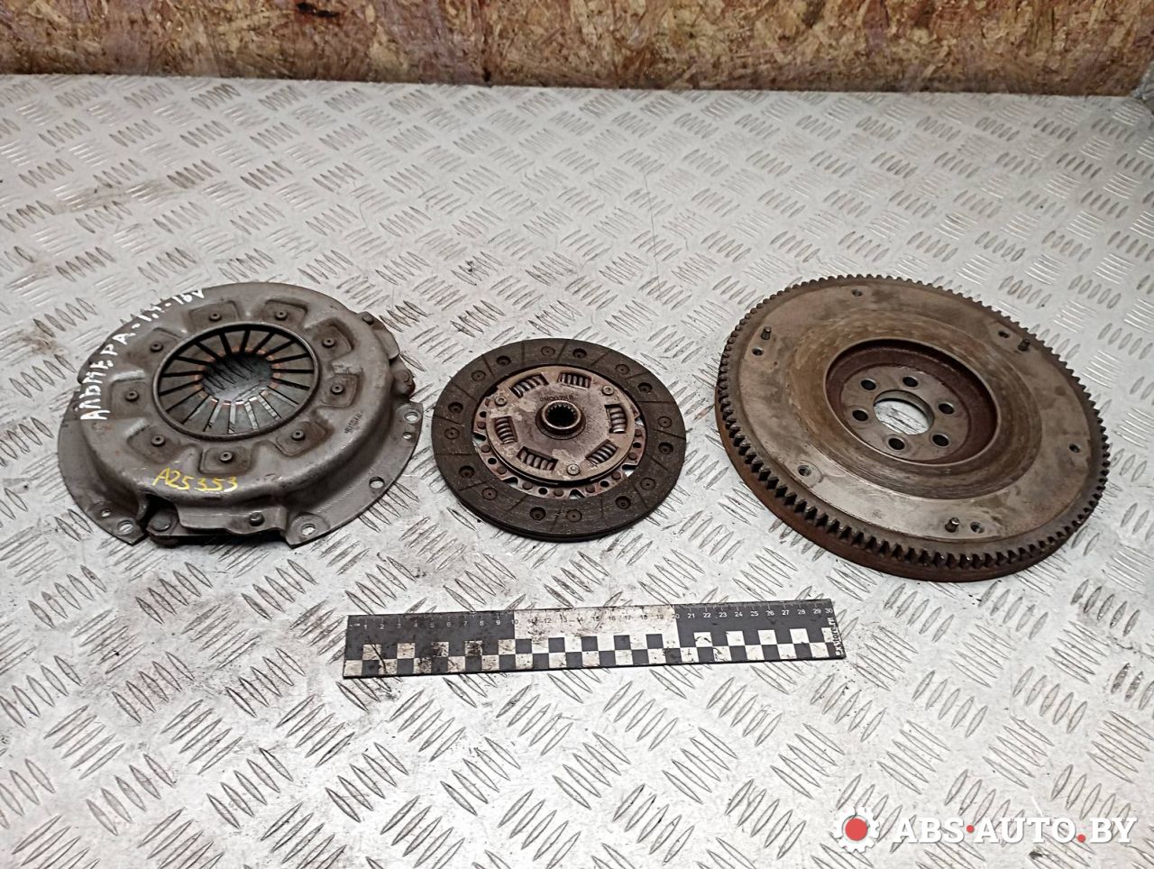 комплект сцепления Nissan Almera N15 1998, 1.4 л., бензин, 53Y10, 78A40 - фото №1