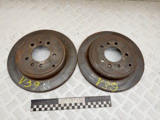 диск тормозной задний Peugeot 607 1 поколение 2001, 2.2 л., 4HX (DW12TED4/FAP), дизель, МКПП, седан, 9640247180, 4246V7