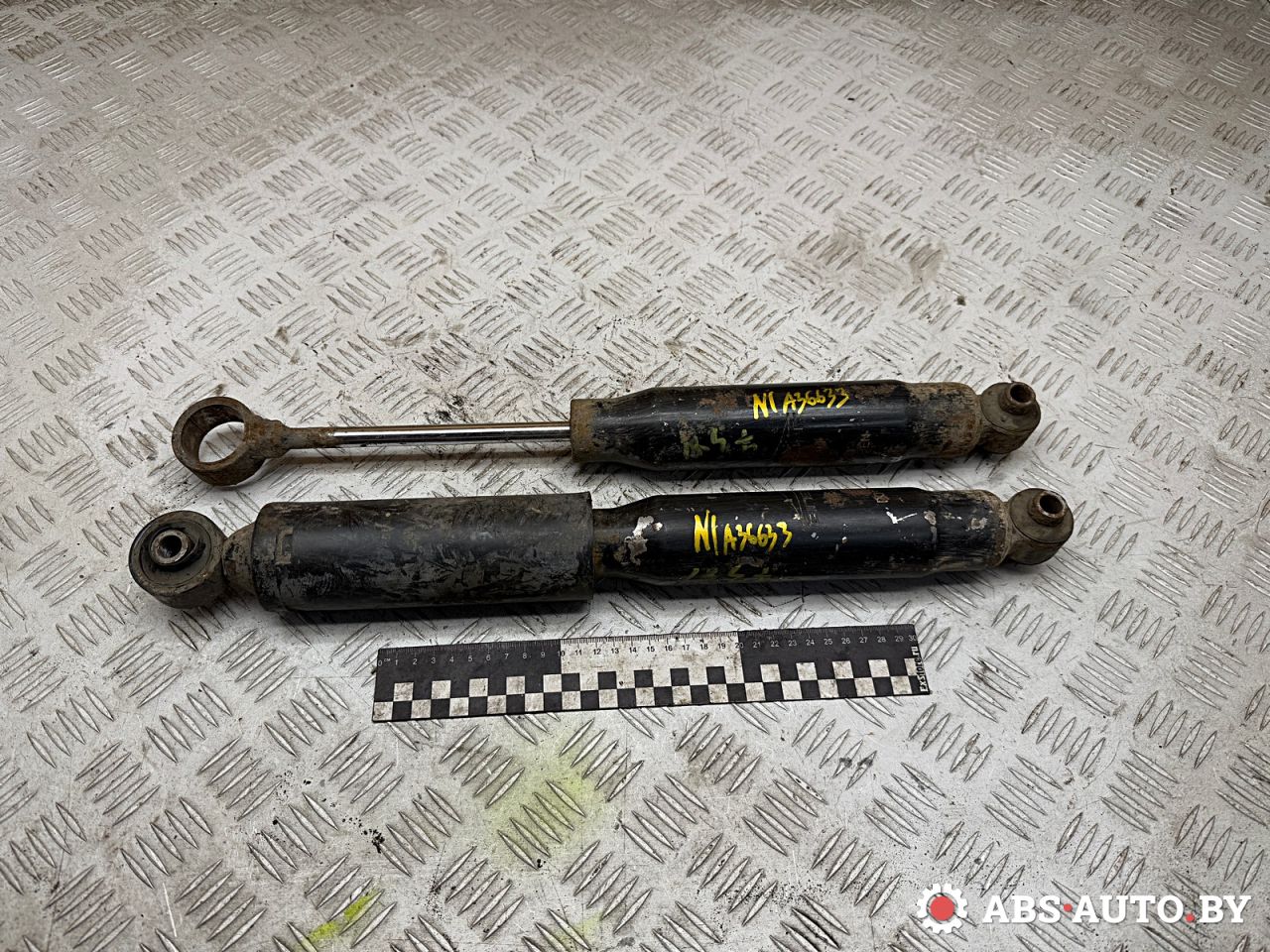 амортизатор задний Peugeot Bipper 1 поколение 2010, 1.4 л., 8HS (DV4TED), дизель, АКПП, правый руль, 635731391, 223707 - фото №1