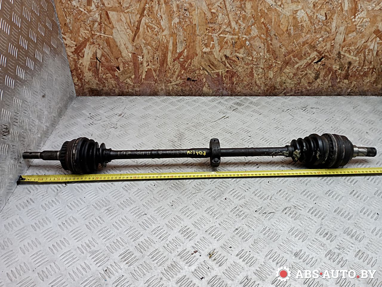 полуось передняя правая (приводной вал, ШРУС) Opel Astra G 2000, 2.0 л., бензин, 90496976, 90512386, 9195408, 374249, 374103, DS37100, 374324 - фото №1