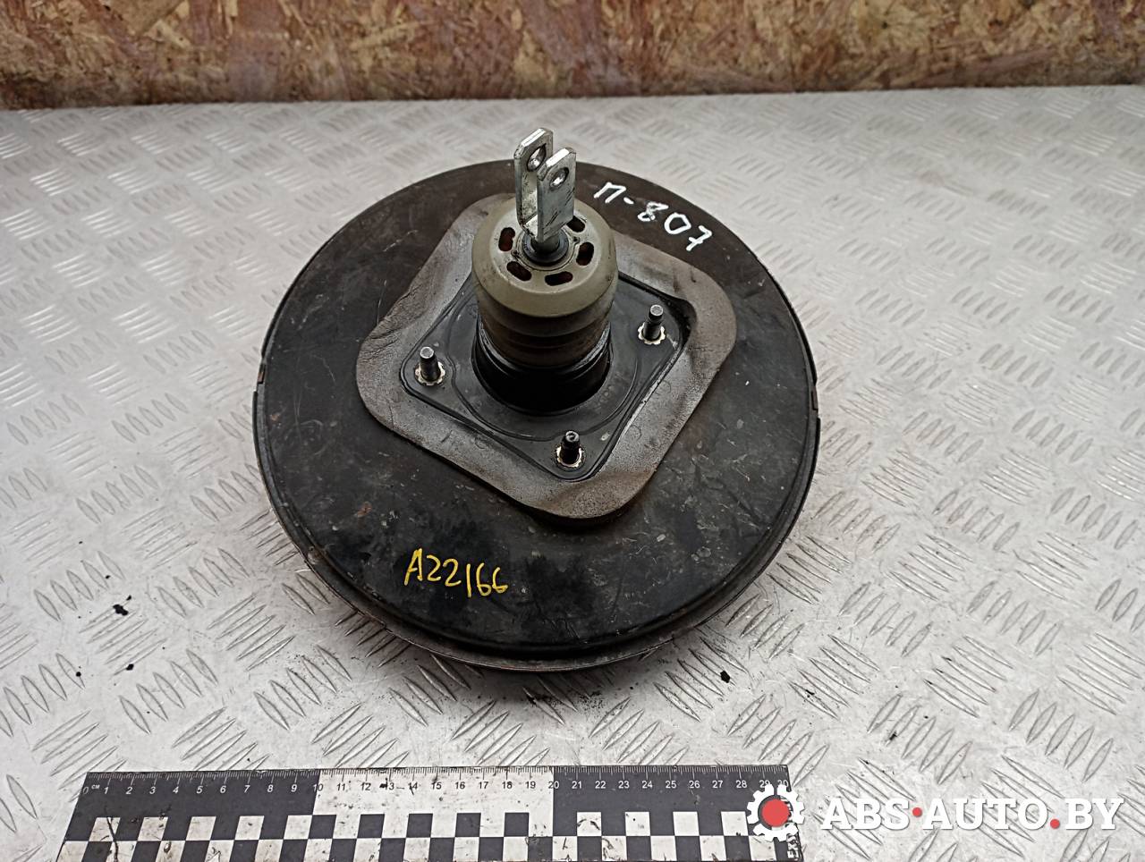 вакуумный усилитель тормозов Peugeot 807 1 поколение 2007, 2.0 л., дизель, 1400859980, 03786243014 - фото №1