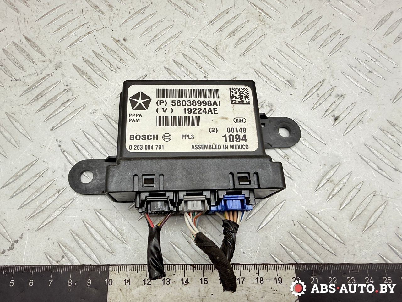 блок управления парктрониками Jeep Cherokee 5 поколение 2016, 2.0 л., EBT, дизель, АКПП, внедорожник 5 дв., 56038998AI, 19224AE, 0263004791 - фото №1