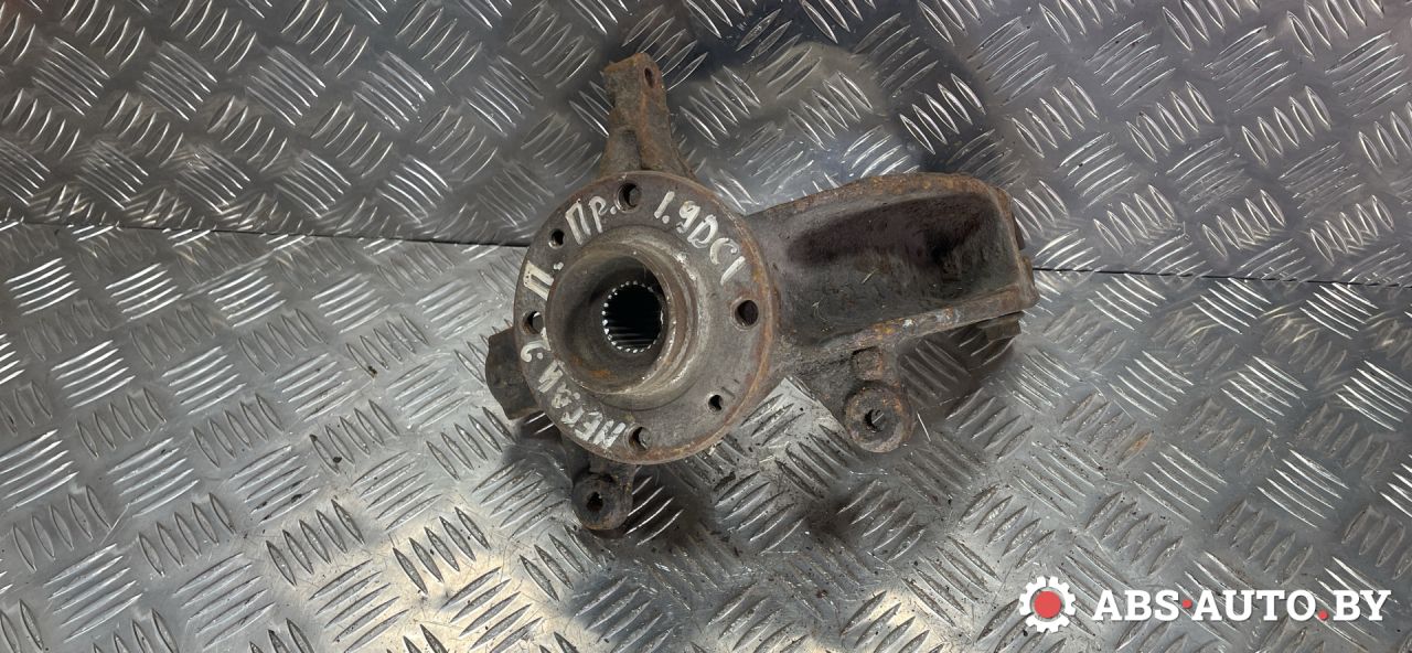 ступица передняя правая Renault Megane 2 поколение 2004, 1.9 л., дизель - фото №1