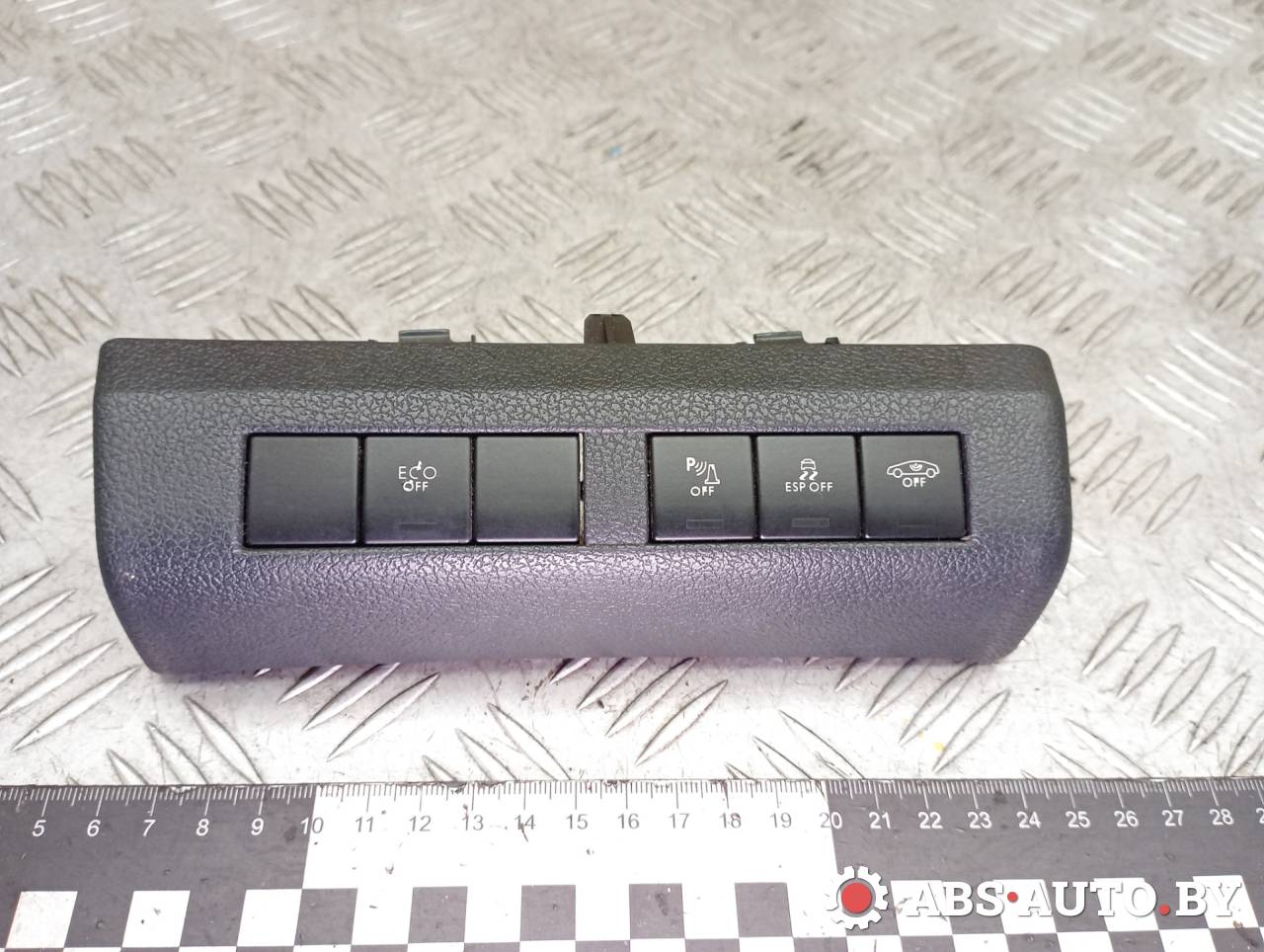 кнопка (выключатель) Peugeot 3008 1 поколение 2011, 1.6 л., дизель, робот, передний привод, правый руль, 9688200577, 96672047XT, 33987901, 96671878XT, 33985801 - фото №1