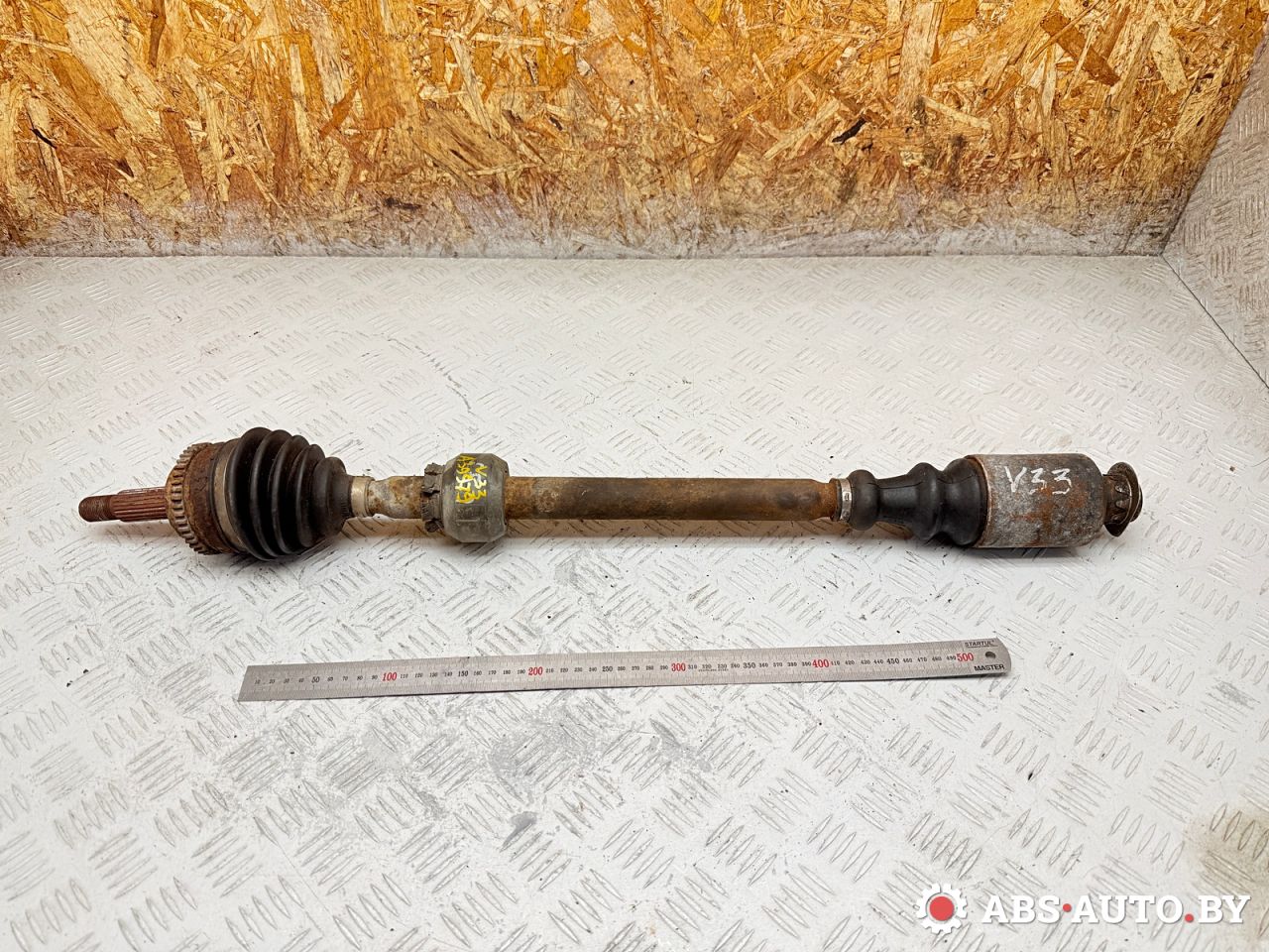 полуось передняя правая (приводной вал, ШРУС) Renault Scenic RX4 1 поколение 2002, 1.9 л., F9Q 740, дизель, МКПП, полный привод, 7700112689 - фото №1