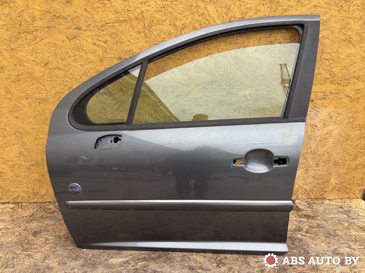 дверь передняя левая Peugeot 207 1 поколение 2008, 1.4 л., EP3C, бензин, МКПП, хетчбэк 5 дв., правый руль - фото №1