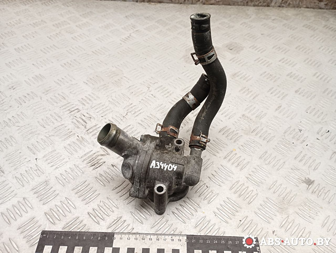 корпус термостата Honda Civic 8 поколение 2008, 2.2 л., N22A2, дизель, МКПП, хетчбэк 5 дв., правый руль, 19320R06E00, 19311R06E00 - фото №1