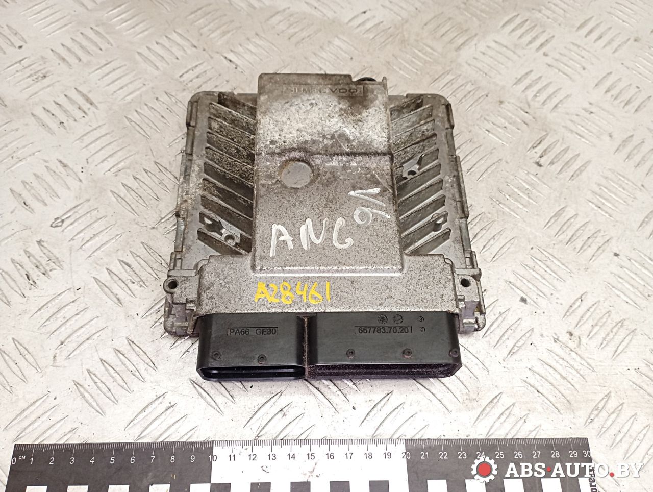 блок управления двигателем Volkswagen Passat B6 2007, 2.0 л., дизель, АКПП, универсал, 03G906018CK - фото №1