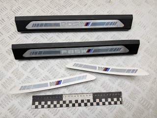 накладка на порог BMW X6 G06 [рестайлинг] 2023, 3.0 л., дизель, правый руль, 8072217, 8072327, 8072328, 191484810, 7434239, 7434240