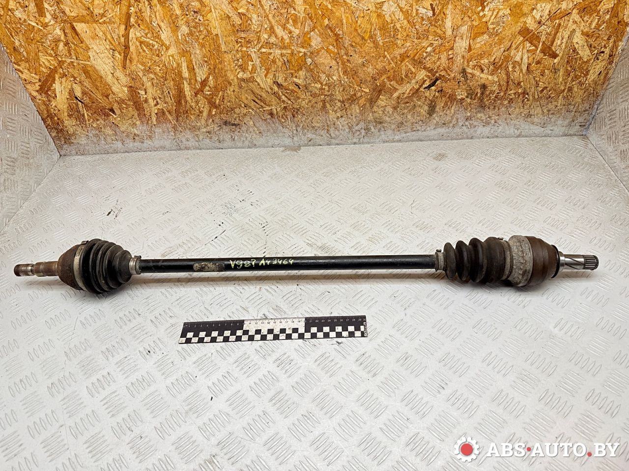 полуось передняя правая (приводной вал, ШРУС) Opel Astra H 2007, 1.6 л., Z 16 XER, бензин, МКПП, купе, 374997, 244030, 24080, 13191326, 13264667, 24462241, 374548, 374601, 374819, 375049, 375054, 93169659, 93169695, 93169701, R1640069, R1640105, R1640111, 304427, VKJC1463, 419N11184Z - фото №1