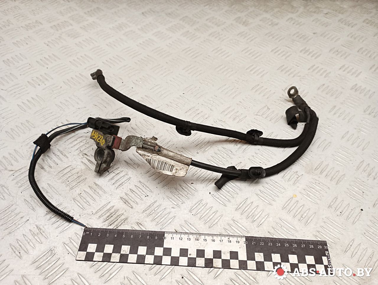 клемма аккумулятора минус Peugeot 207 1 поколение 2008, 1.4 л., EP3C, бензин, МКПП, хетчбэк 5 дв., правый руль, 9803673280, 9678116380 - фото №1