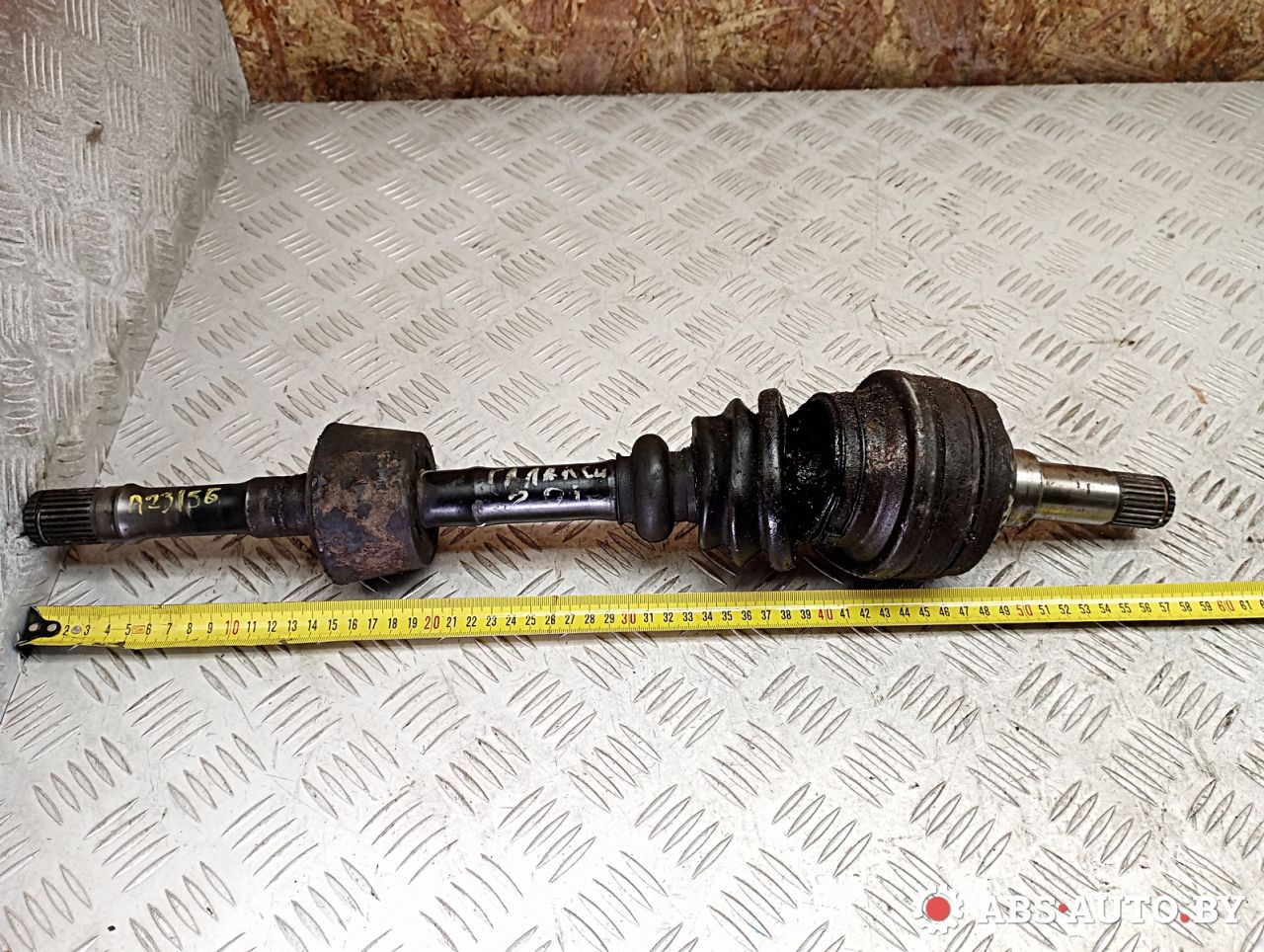 полуось (приводной вал, ШРУС) Ford Galaxy 1 поколение 1998, 2.0 л., бензин, 7M0407294, 95VW4K222AA - фото №1