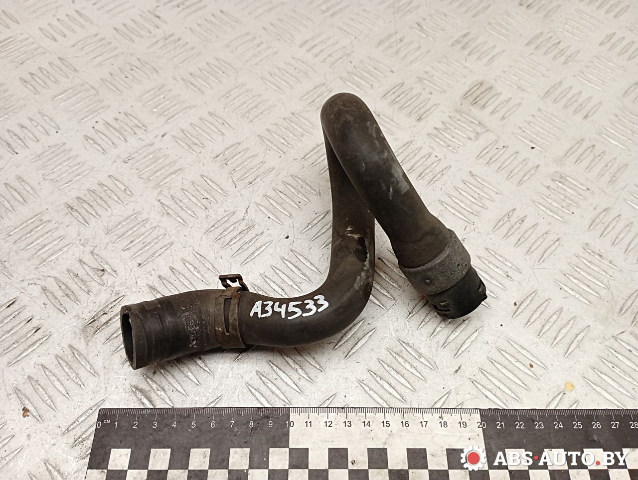 патрубок радиатора Mercedes-Benz A W169 2 поколение (2004-2008) 2005, 1.5 л., M 266.920, бензин, МКПП, хетчбэк 5 дв., правый руль, A1698301596 - фото №1