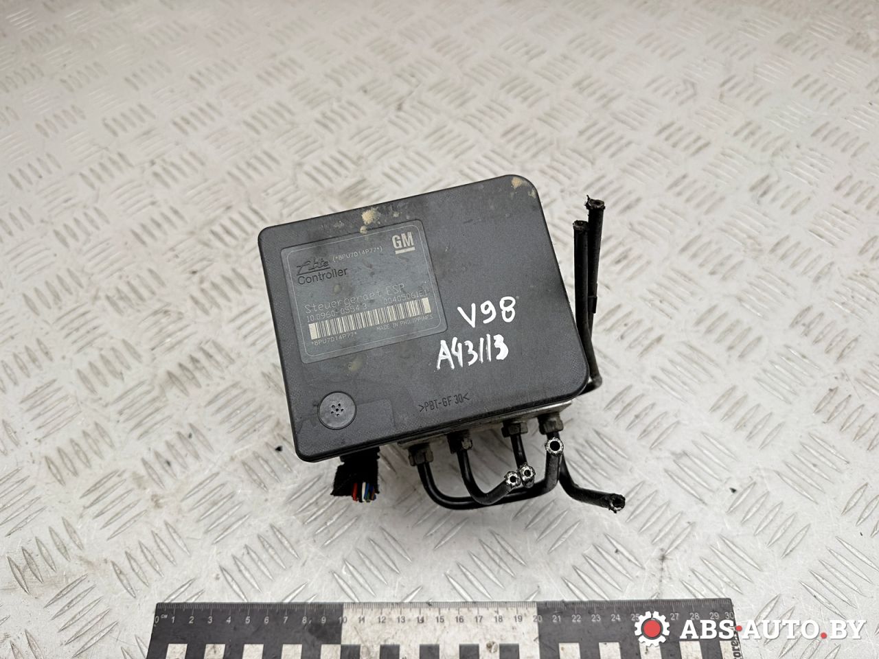 блок ABS Opel Astra H 2007, 1.6 л., Z 16 XER, бензин, МКПП, купе, 13246535, 10020602904, 10096005543 - фото №1