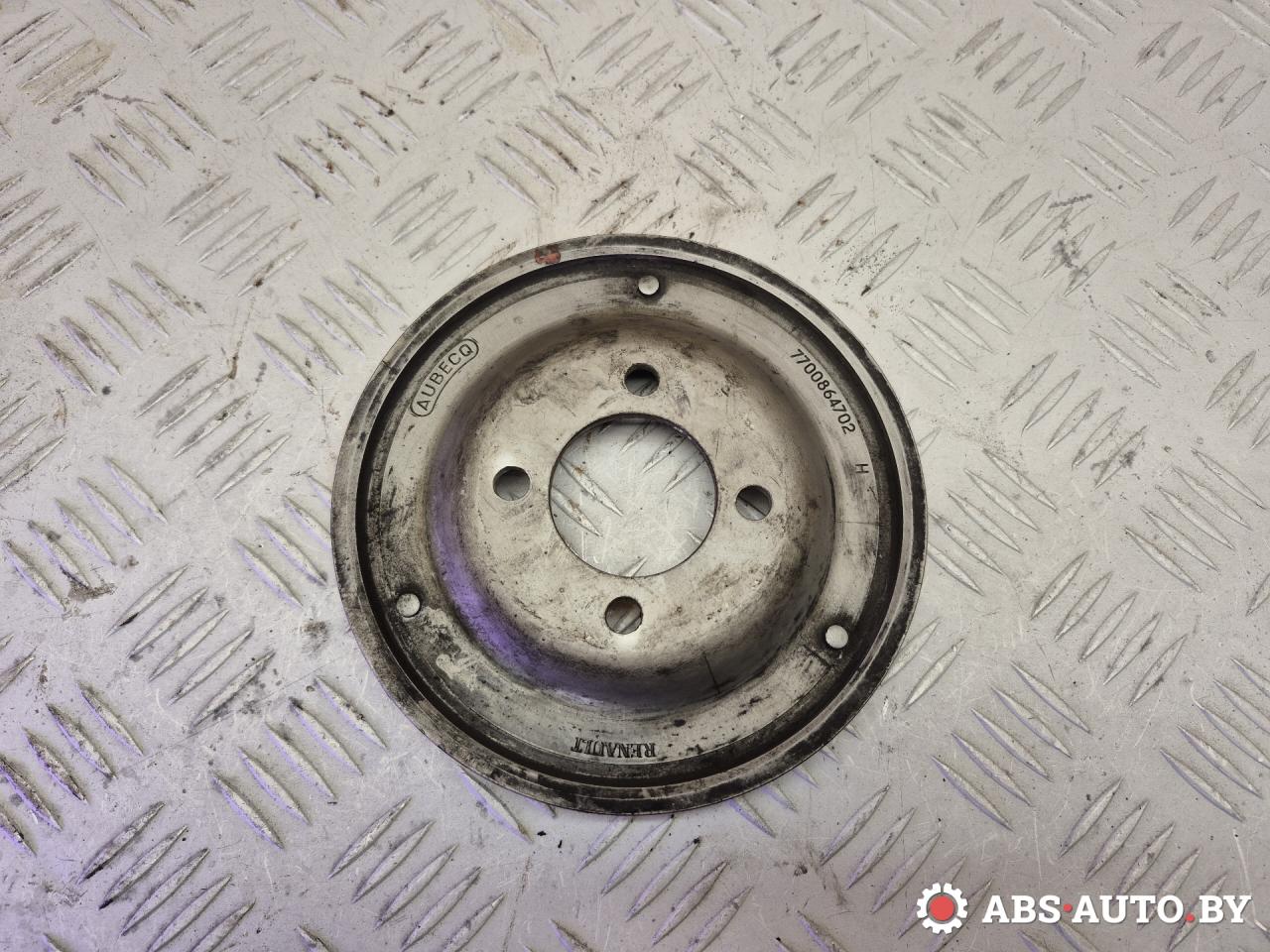 шкив коленвала Renault Scenic 1 поколение (1996 - 1999), 1.6 л., K7M 702, бензин, МКПП, 7700864702 - фото №1