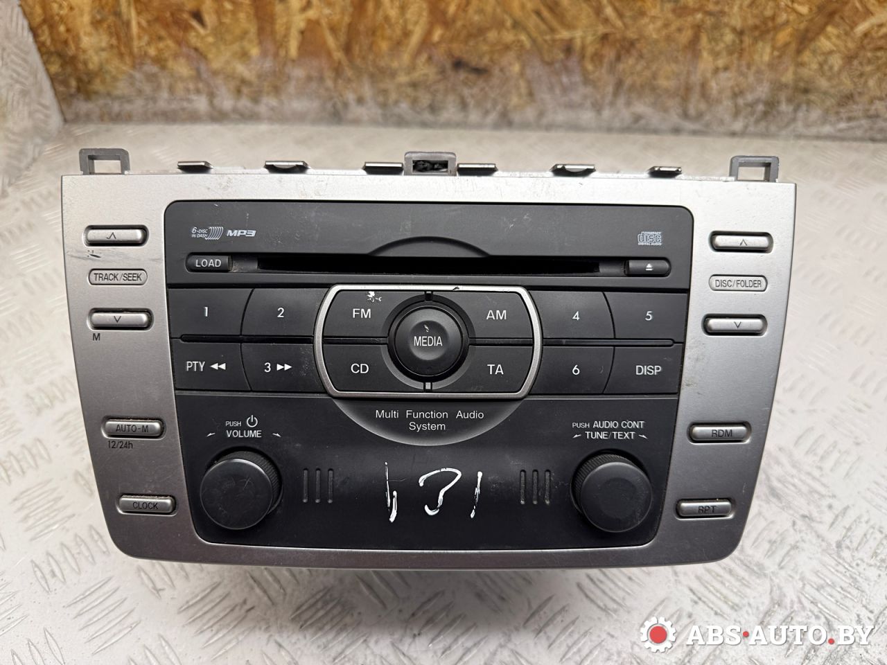 магнитола Mazda 6 GH 2007, 2.0 л., дизель, МКПП, универсал, GS1E669RXA, CQEM4771AT, KA058 - фото №1