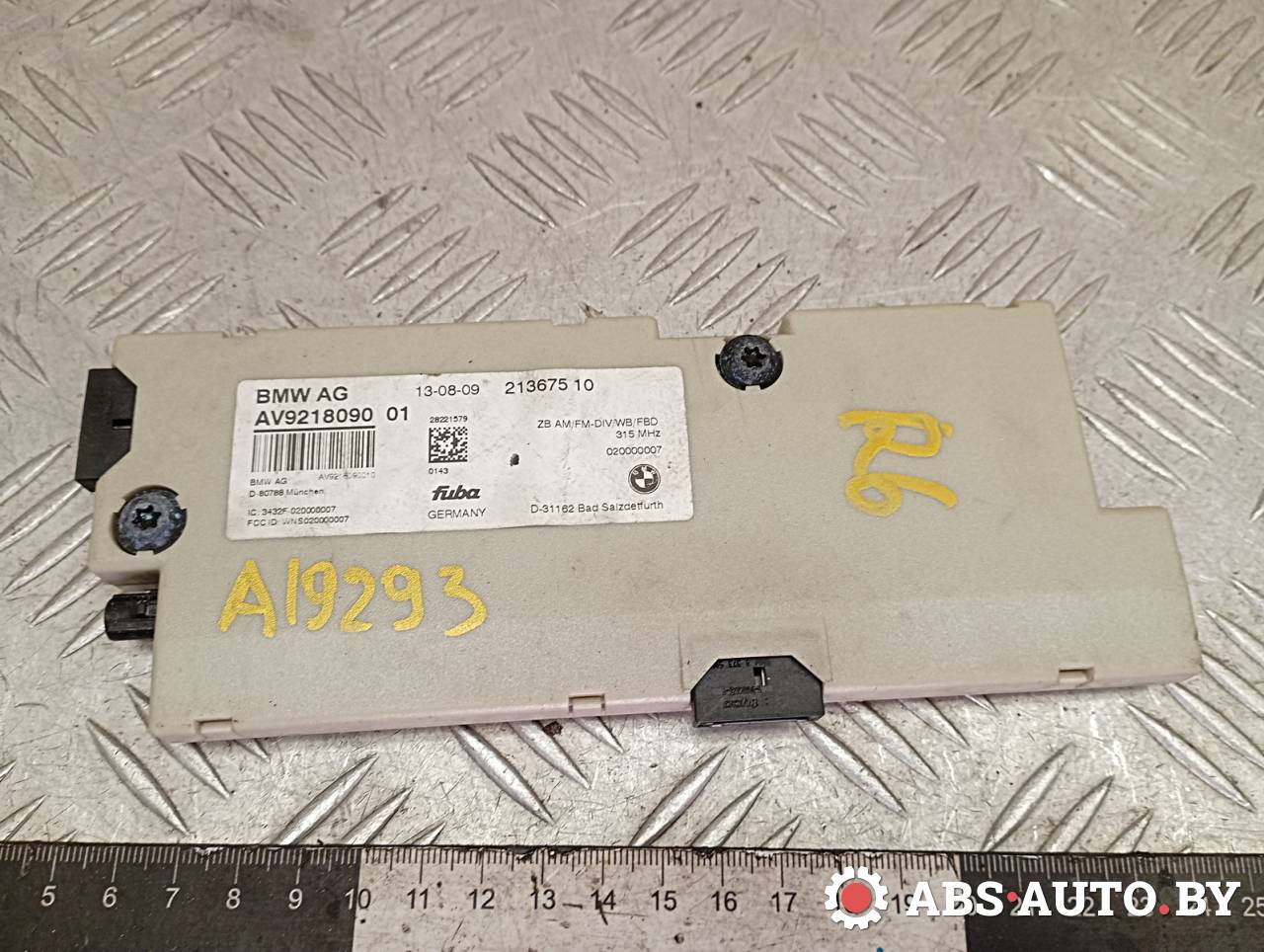 усилитель антенны BMW 7 серия F01/F02 F01 2009, 4.4 л., бензин, АКПП, AV921809001, 921809001 - фото №1