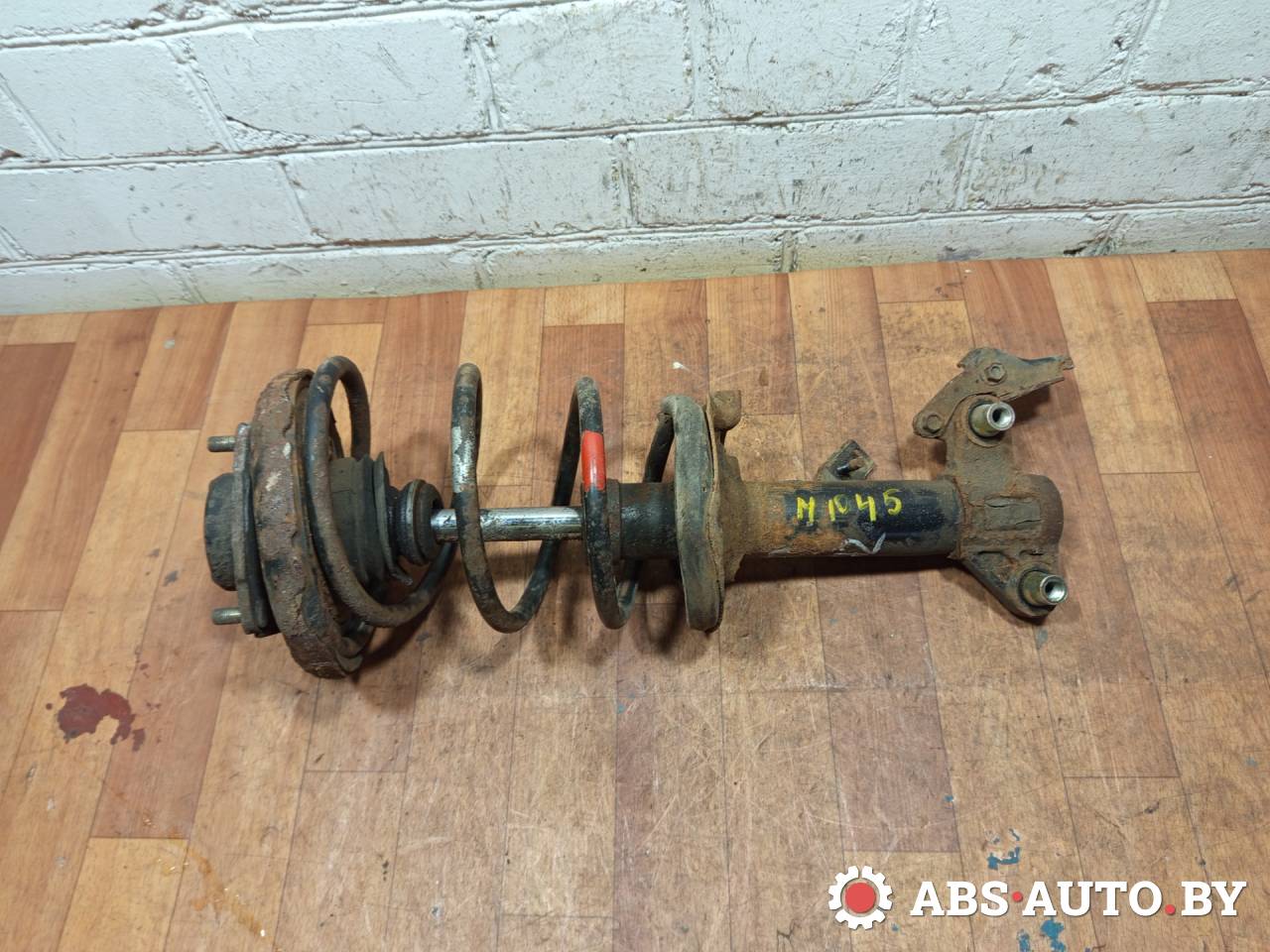 стойка передняя правая Nissan Primera P12 (2001 - 2008), 2.2 л., дизель, МКПП, универсал - фото №1