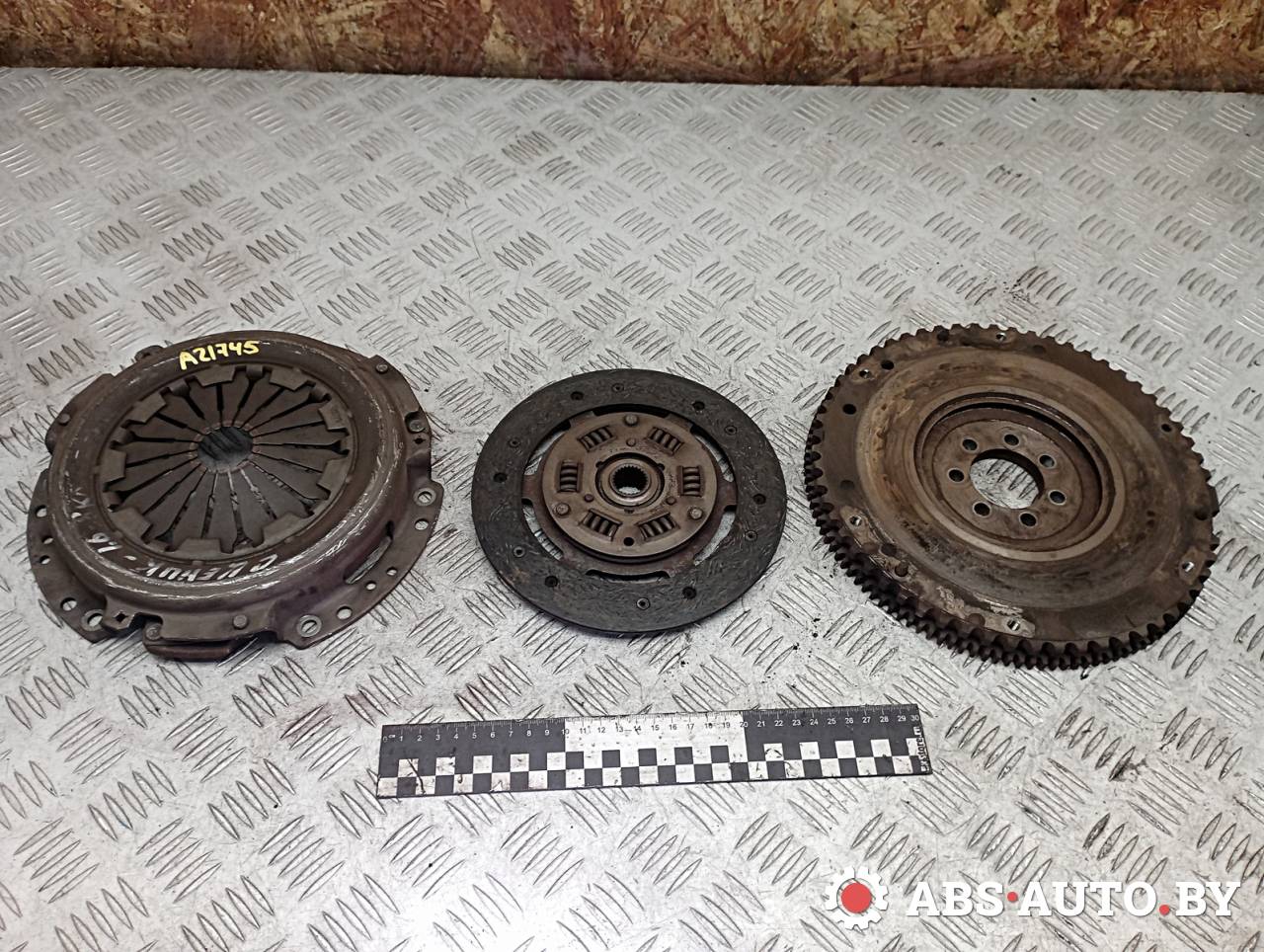 комплект сцепления Renault Scenic 1 поколение 1998, 1.6 л., бензин, F1421735, 7700103572, F1721 - фото №1