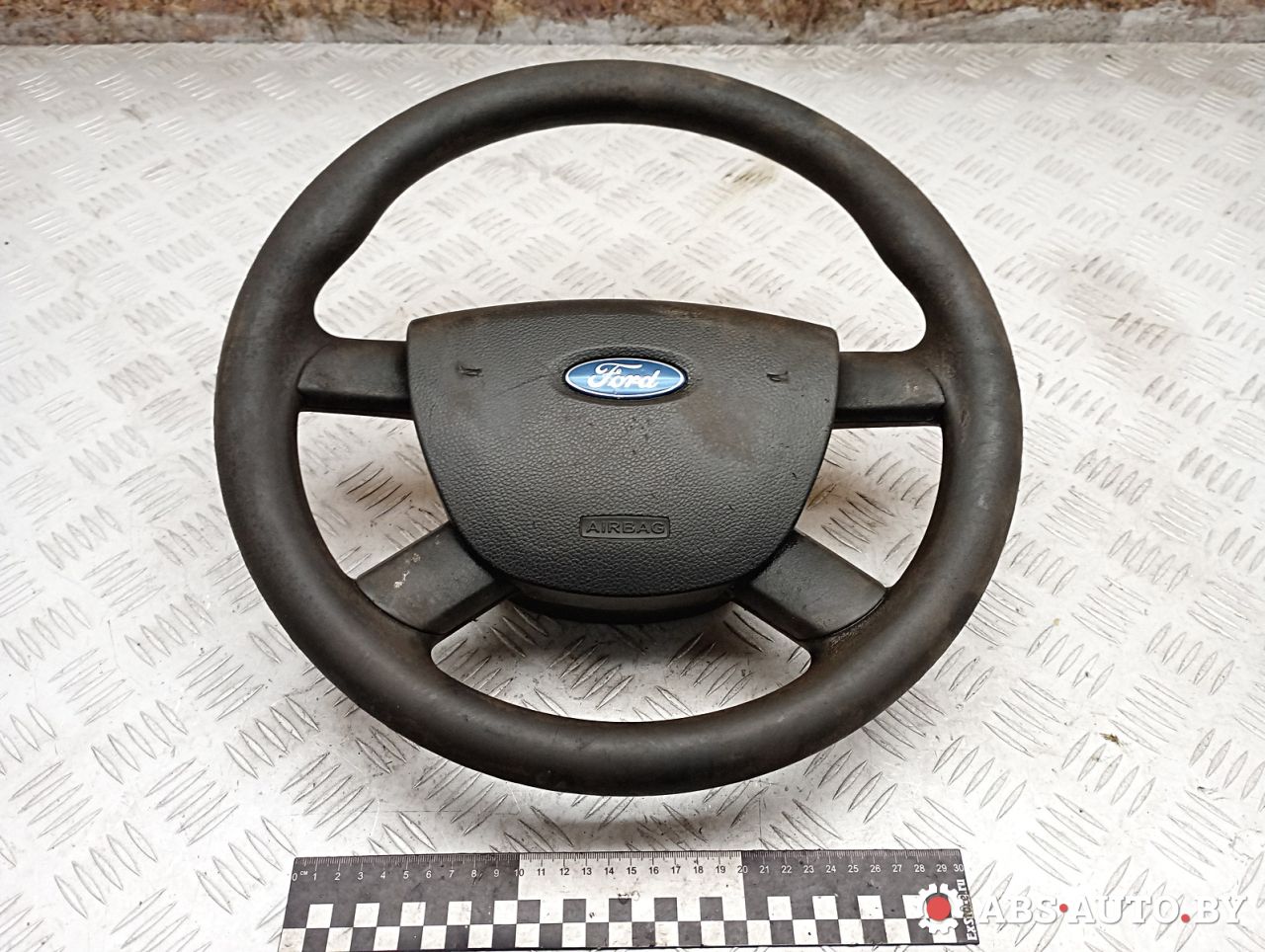 руль Ford Transit 7 поколение 2007, 2.4 л., дизель, МКПП, микроавтобус - фото №1