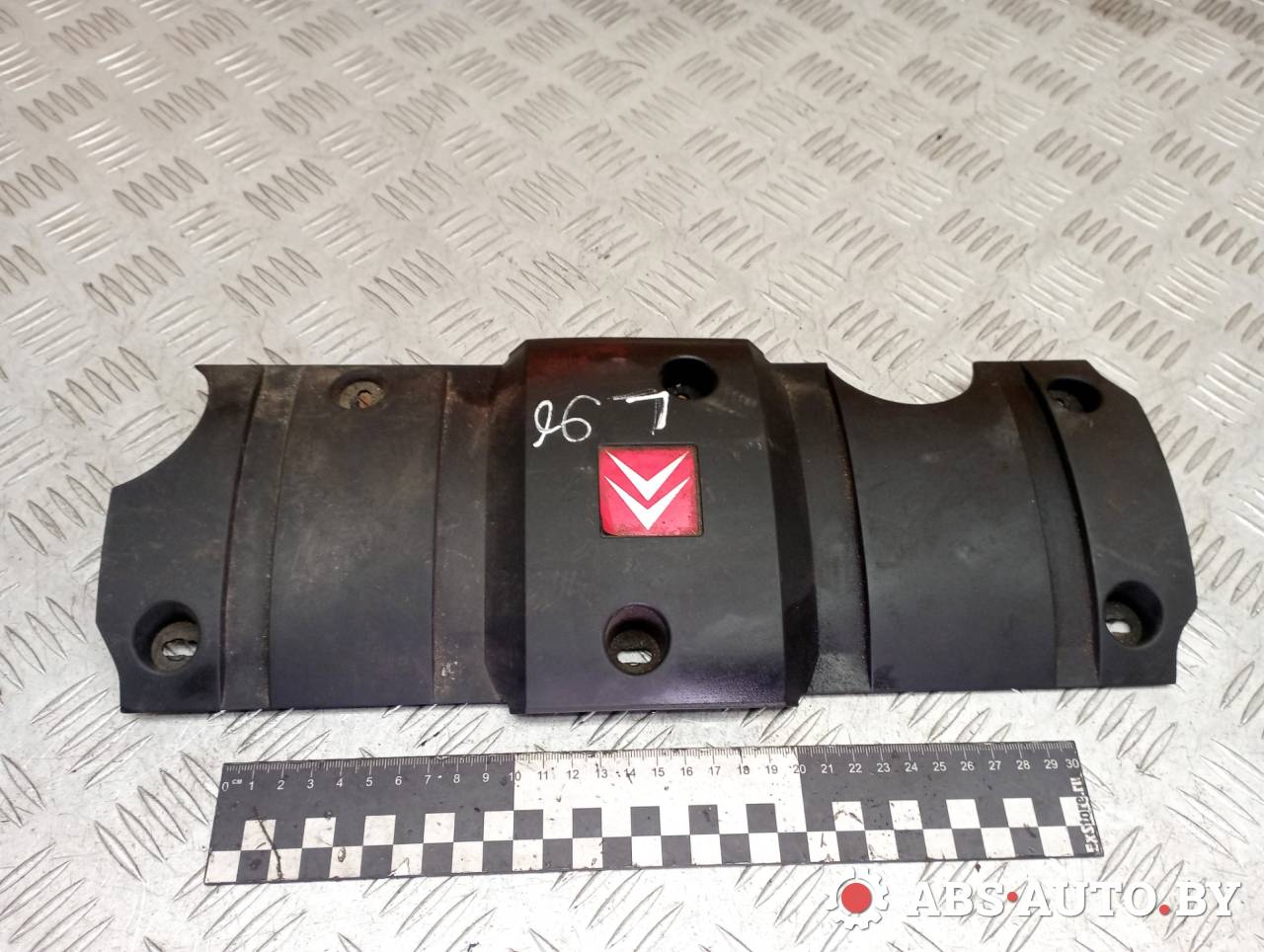 декоративная крышка двигателя Citroen C4 1 поколение 2006, 1.6 л., бензин, МКПП, 96386021801B, 9638602180 - фото №1