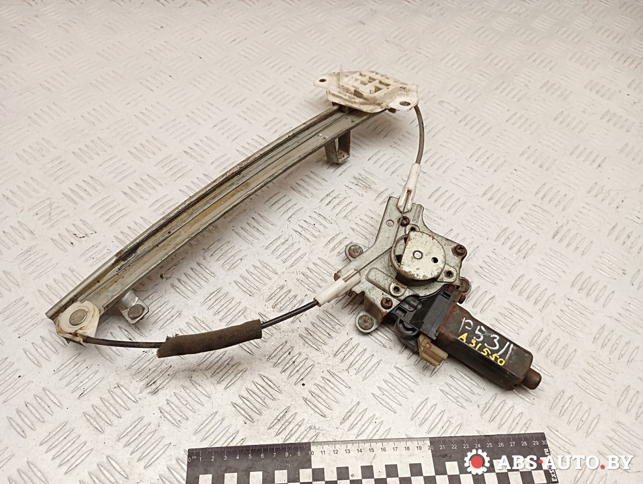 стеклоподъемник электрический задний левый Hyundai Lantra J2 1996, 1.6 л., G4GR, бензин, МКПП, 0130821400, 9881029000 - фото №1