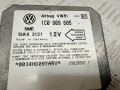 блок AirBag SEAT Alhambra 1 поколение [рестайлинг] 2002, 1.9 л., AUY, дизель, МКПП, 1C0909605, 5WK43121 - фото №2
