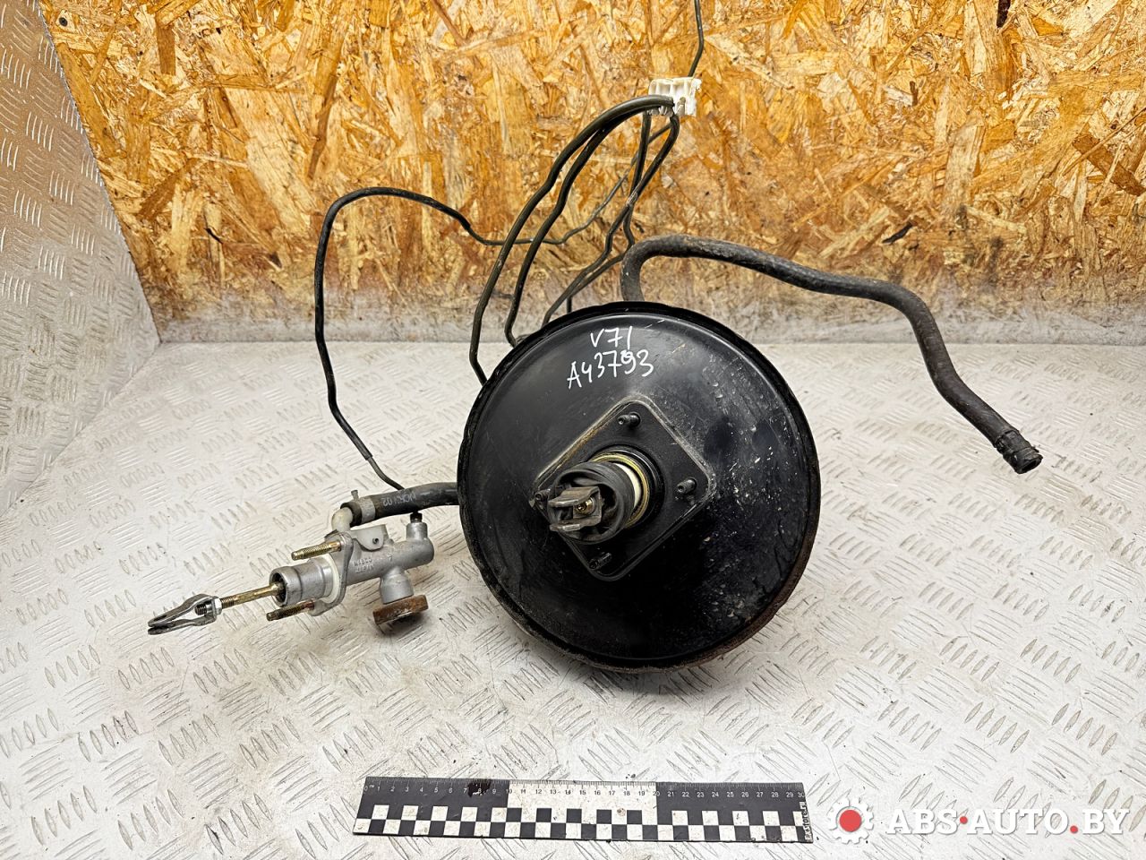 вакуумный усилитель тормозов Nissan Primera P12 2002, 2.2 л., YD22DDT, дизель, МКПП, седан, 46007AV611, 0204024501 - фото №1