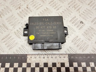 блок управления парктрониками Citroen C5 1 поколение [рестайлинг] 2005, 2.2 л., 4HX (DW12TED4/FAP), дизель, АКПП, универсал, 9647741980