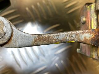 ограничитель открывания двери задней Renault Laguna 2 поколение 2005, 2.0 л., бензин, МКПП, универсал, 000722, 000722MGI