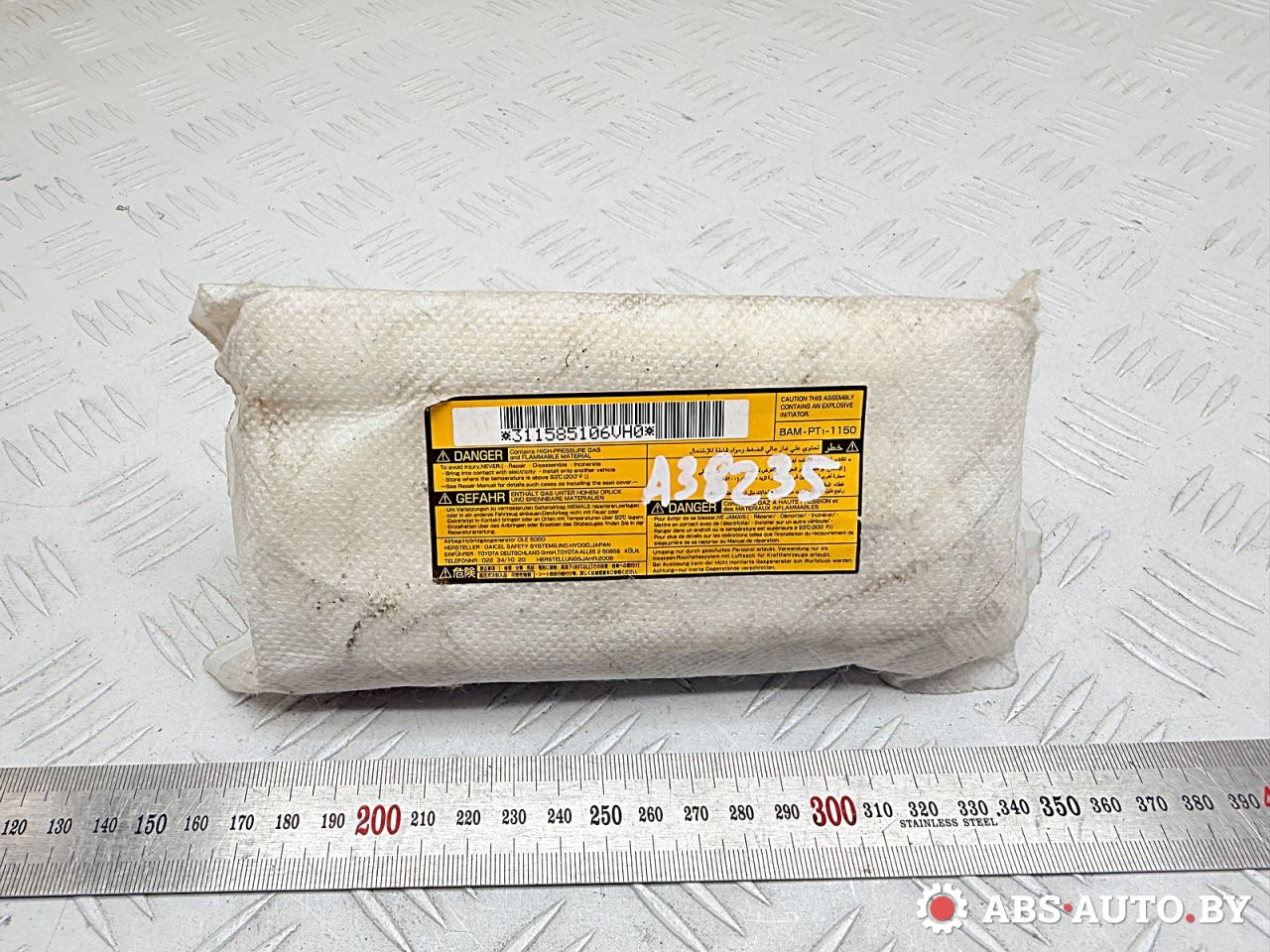 подушка безопасности сиденья Toyota RAV4 3 поколение (XA30) 2007, 2.2 л., 2AD-FTV, дизель, МКПП, внедорожник 5 дв., BAMPT11150 - фото №1