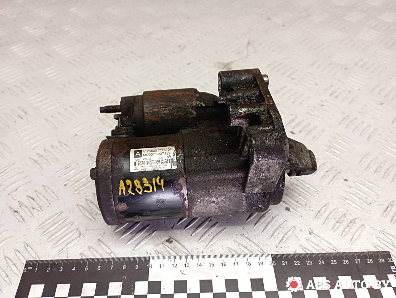 стартер Peugeot 308 T7 2010, 1.6 л., 5FA (EP6CDT), бензин, АКПП, хетчбэк 5 дв., 113960, V75500178004, M000T32271ZE, 5802AR, 5802M2, V7540897, V754089780, V75408978005, V7552105, V764559080, V764559480, CS1417, M000T32271, M000T32272, M0T32271, M0T32271ZE, M0T32272, M0T32272ZE, 0001106405, 0001106406, 0986021970, 1986S00652, 446517, S0568, 12417540897, 12417550017, 12417552105, 12417552697, 12417582308, 12417582309, 7540897, 75500178004, 7552105, DRS0103, 253450, 42021970, 8EA738258671, STB1417AB, STB1417BA, STB1417RD, STM1417BA, STM1417RN, STM1417ZD, LRS02279, 063521064050, 220638, STB1417RB, STB1417WA, STM1417RB, STM1417WA, 1609870380, 5802EV, V755001780, V755210580, V7645594, RE110323, 19000N, 300N10196Z - фото №1