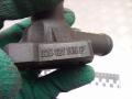 фланец (тройник) системы охлаждения Volkswagen Golf 3 поколение 1995, 1.8 л., бензин, 026121145F - фото №4